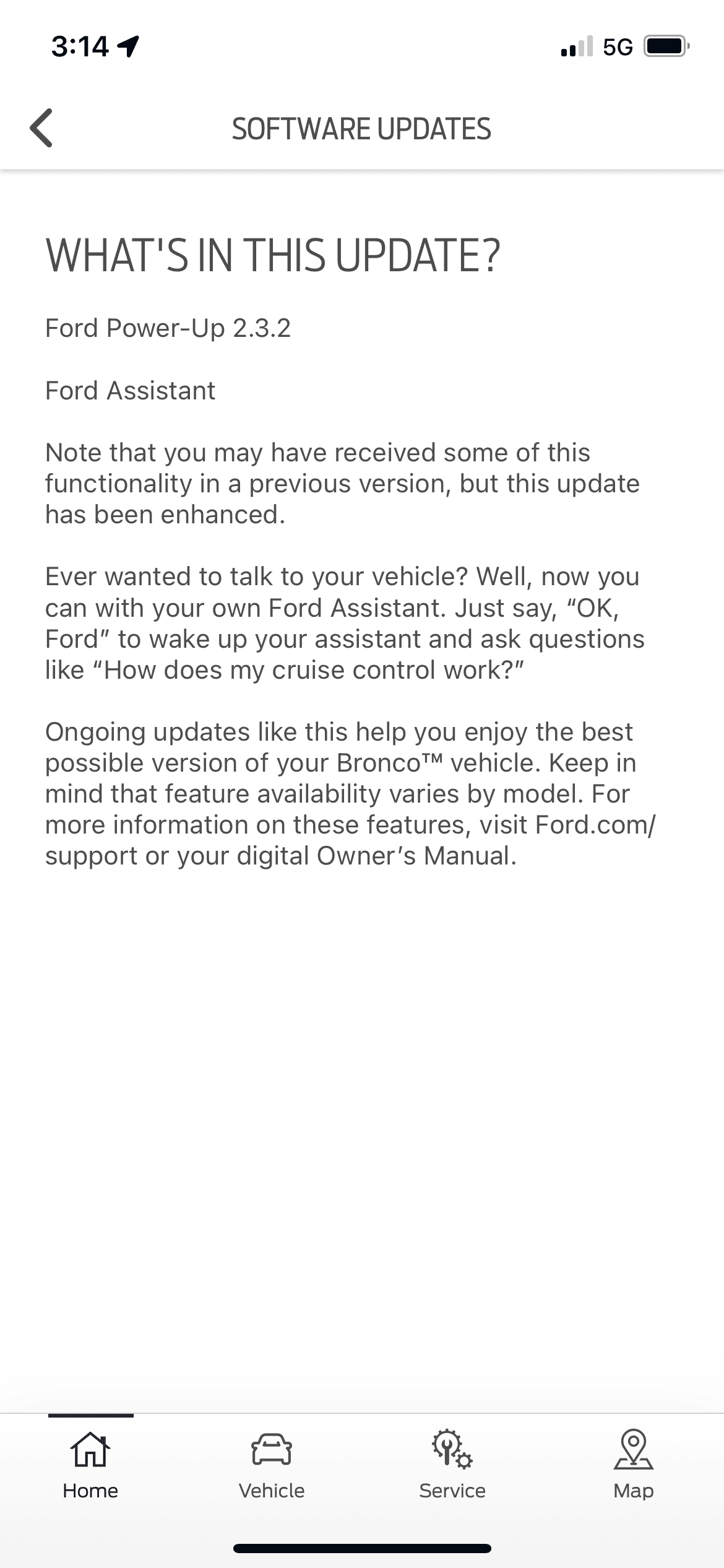 Ford Bronco Your Sytem Is Up To Date 6E0FEE08-2CD3-45AD-97A0-4C71118D7902