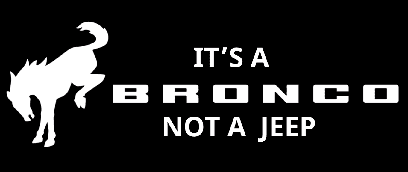 Ford Bronco New GOAT emblem from Ford Performance bro