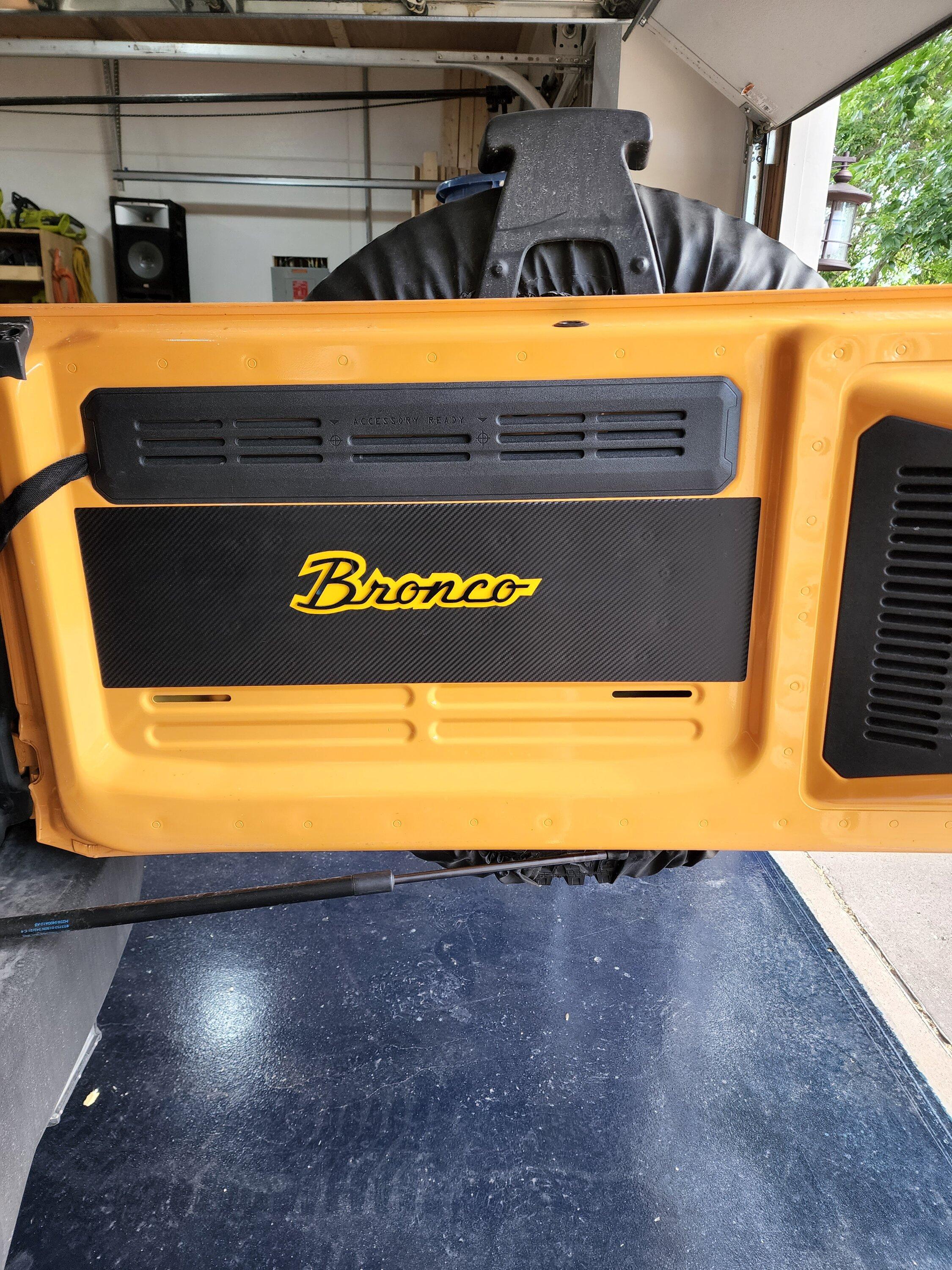 Ford Bronco Badges? Tailgate Badge