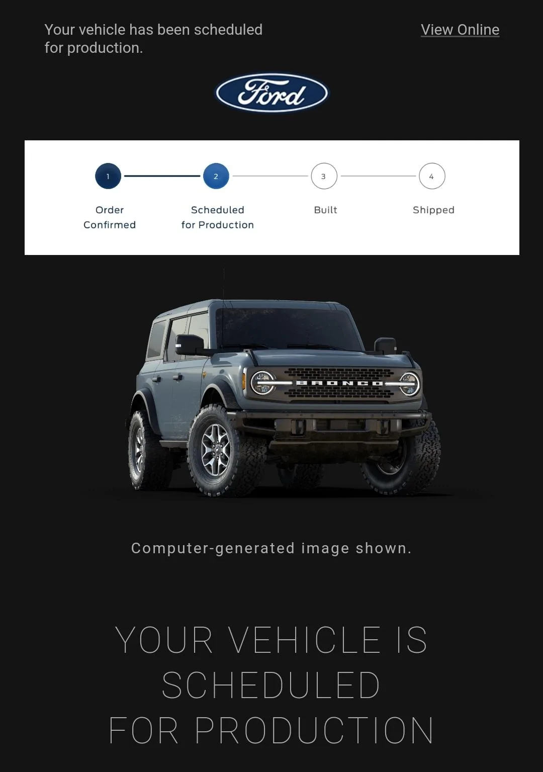 Ford Bronco 8/29/2022 Build Week Group Screenshot_20220805-144016_Outlook