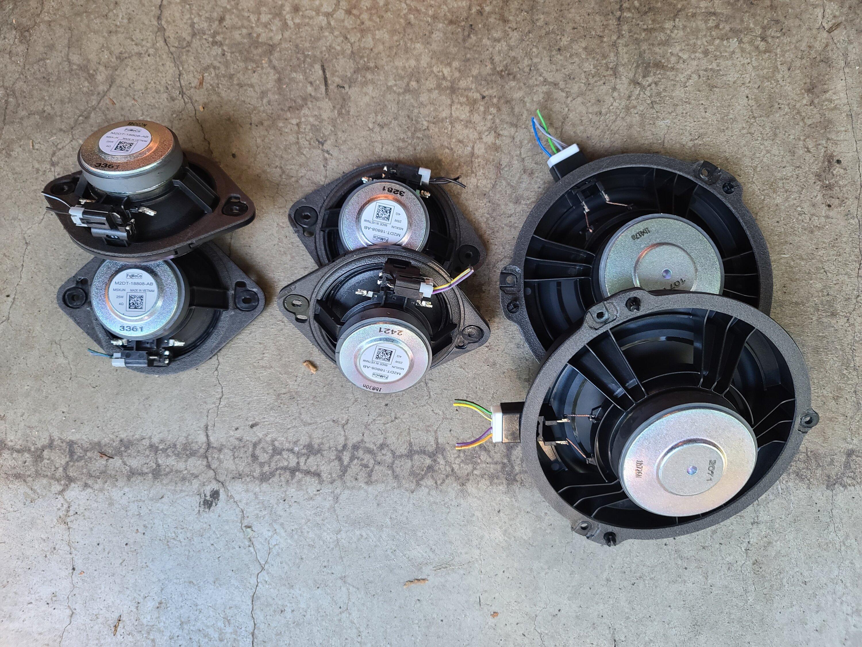 Ford Bronco JL Audio 4 inch speakers 20220805_174914