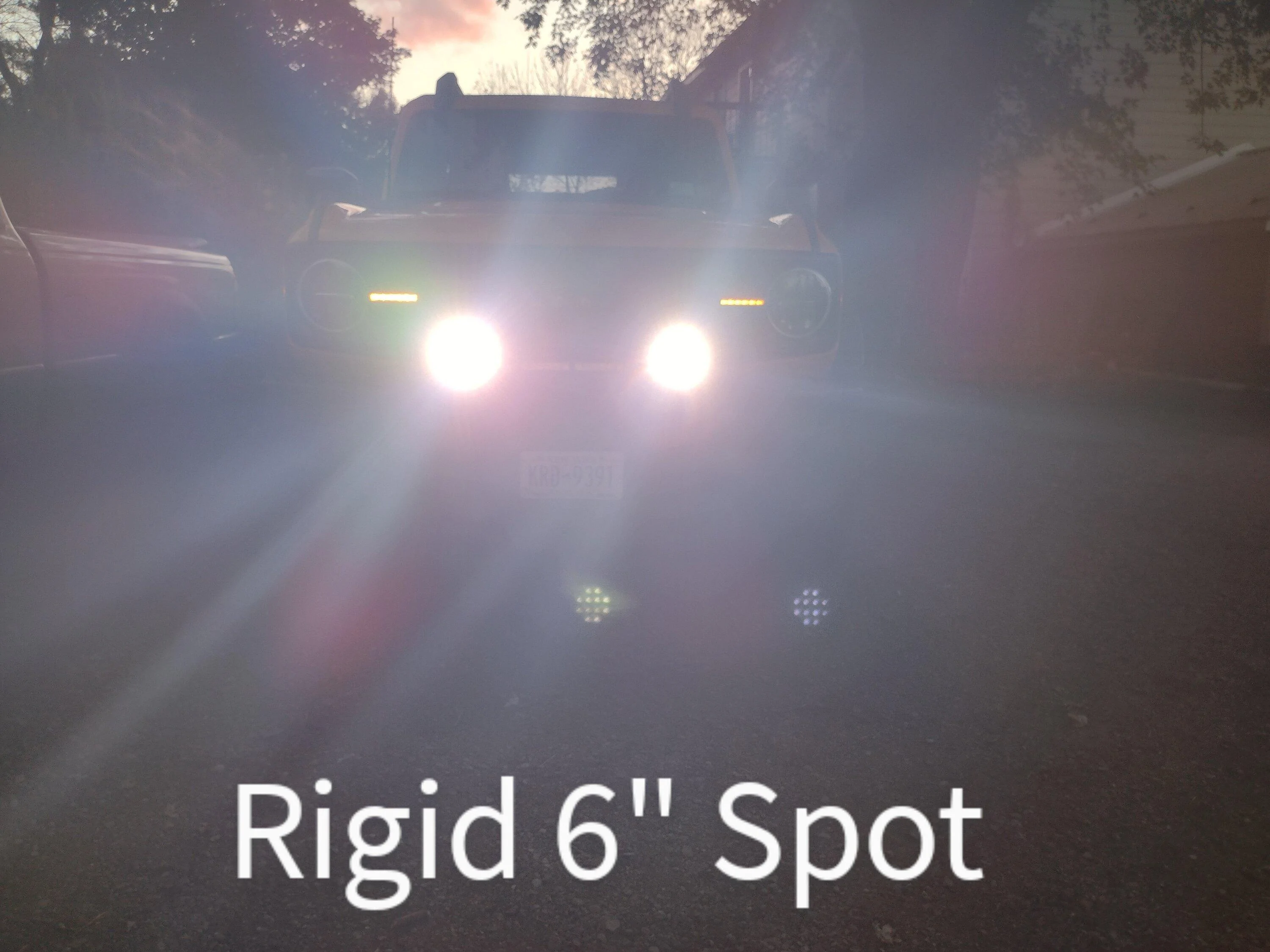 Ford Bronco Rigid 360 6 inch installed on Mod bumper IMG_20220806_202210805~2