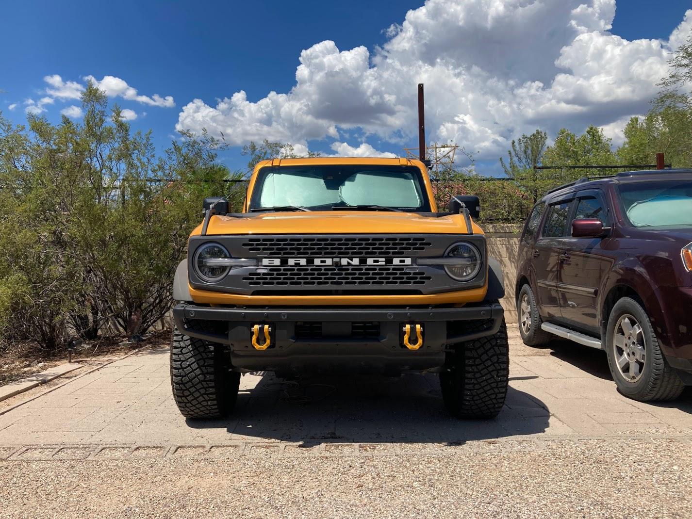 Ford Bronco Mabett Grille Guard Available Now FrontBefore