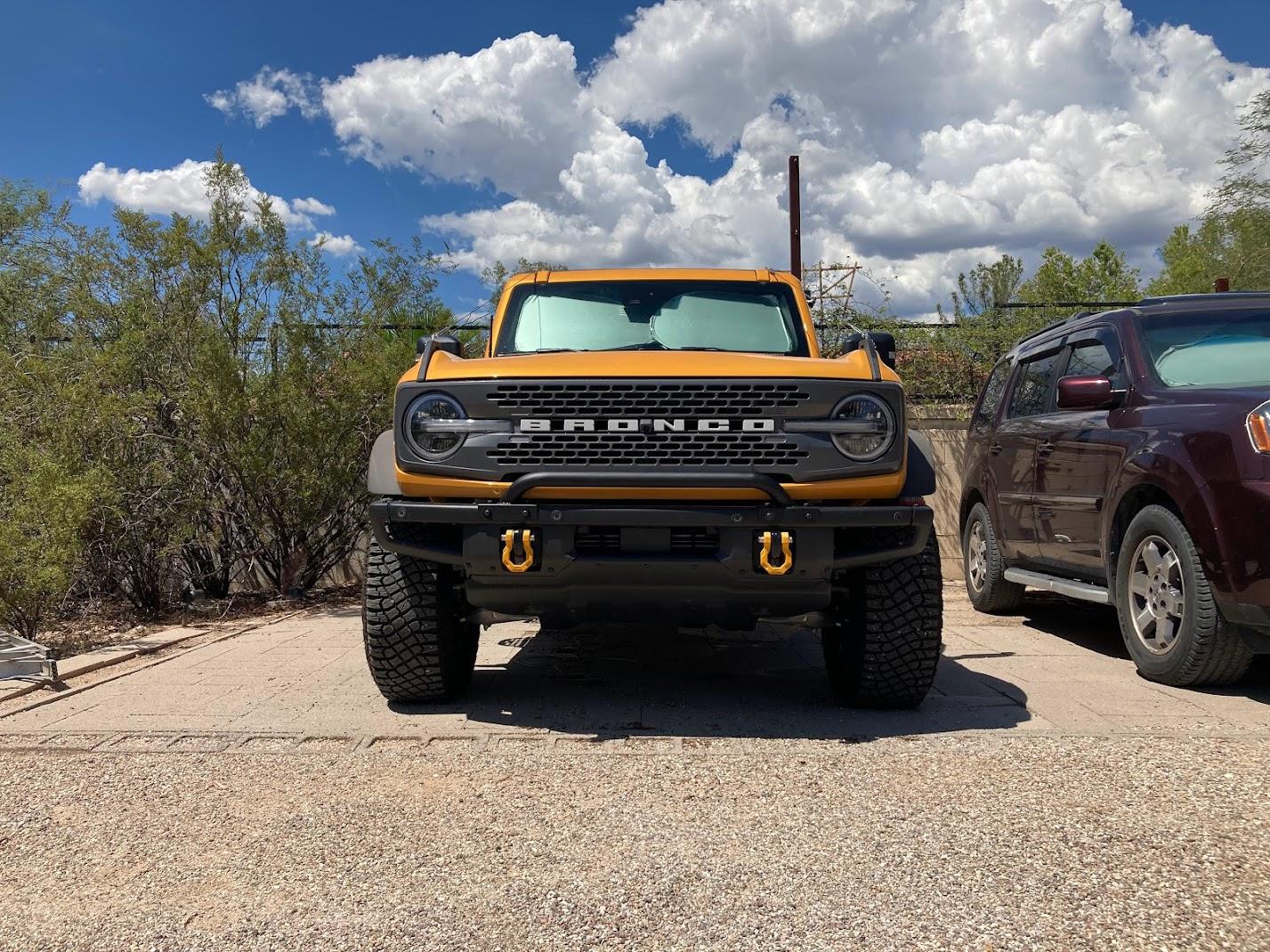 Ford Bronco Mabett Grille Guard Available Now FrontAfter