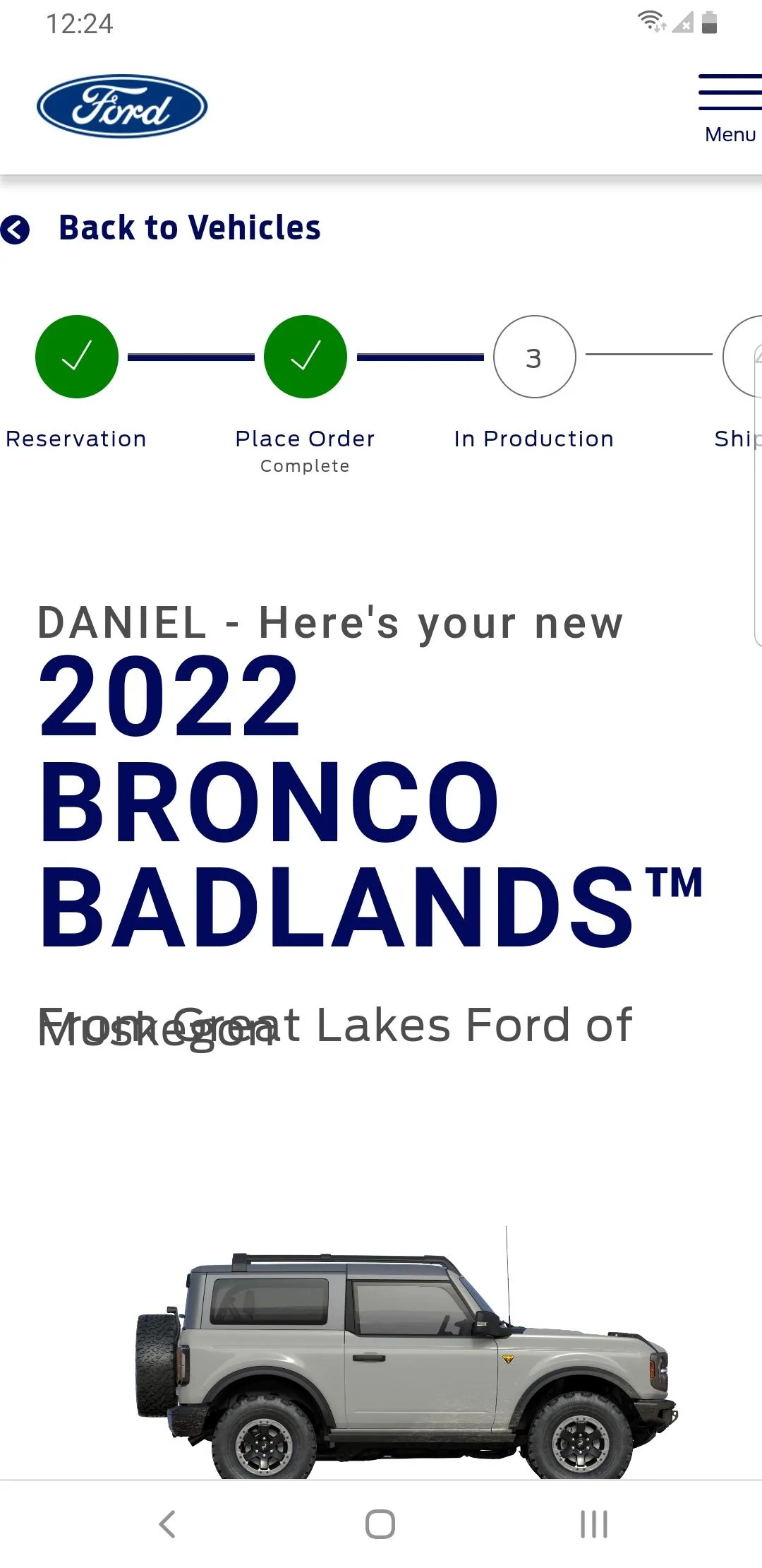 Ford Bronco Place order "in progress" vs "complete" Screenshot_20220803-122441_Chrom