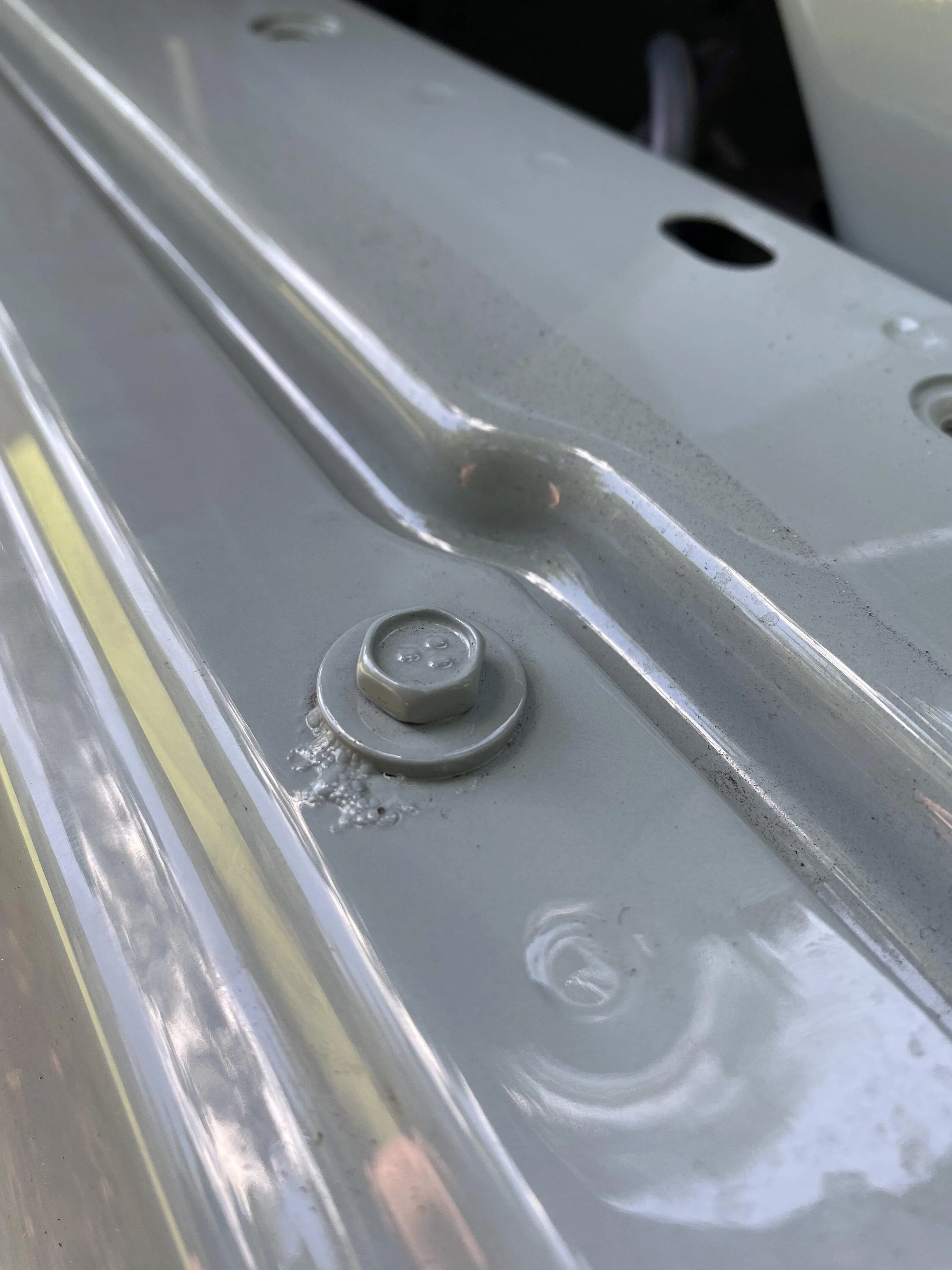 Ford Bronco Is this a rust pocket or dried paint bubbles? 319DF8FC-55B4-4649-AFA0-25853AEF80C7