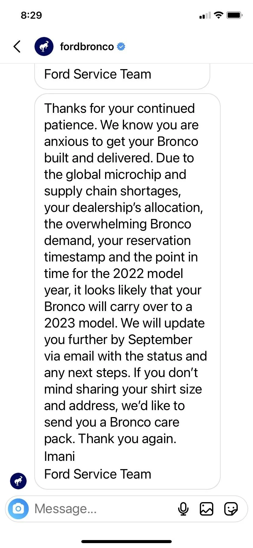 Ford Bronco 2020 RESERVATION HOLDERS ONLY POLL 24F70630-0FD1-43B9-BD44-9A7287140E7E