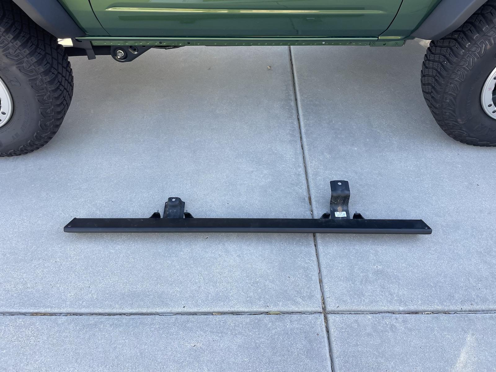 Ford Bronco Chopping / Cutting 4-Door Rock Rails to Fit 2-Door Bronco tempImagepvwpe2