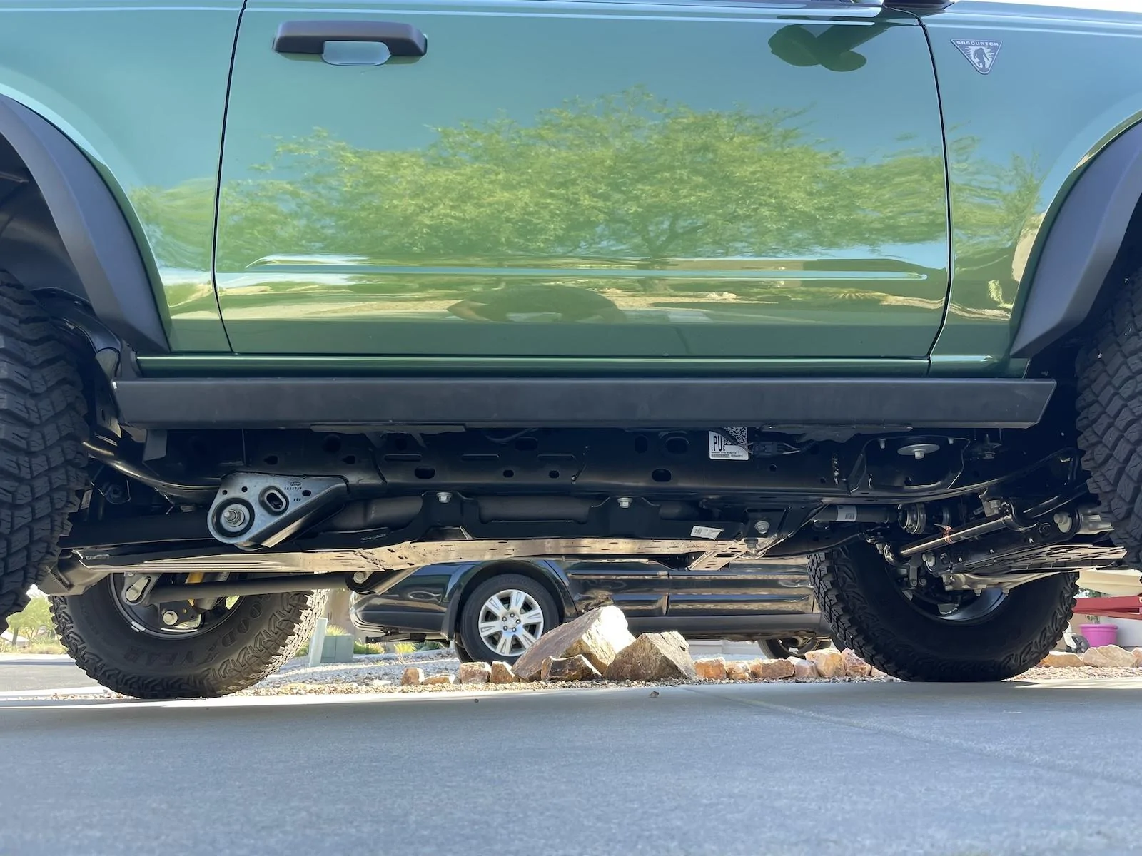 Ford Bronco Chopping / Cutting 4-Door Rock Rails to Fit 2-Door Bronco tempImageiYg0r3