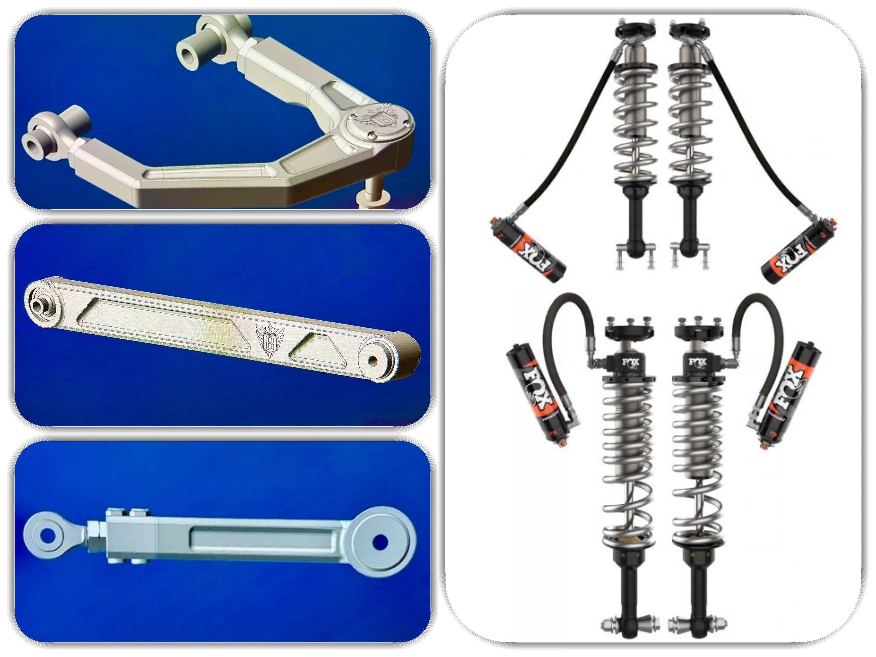 Ford Bronco Bach Built Off-Road Suspension Lift Kits Bach Built Stage 3 Kit Fox