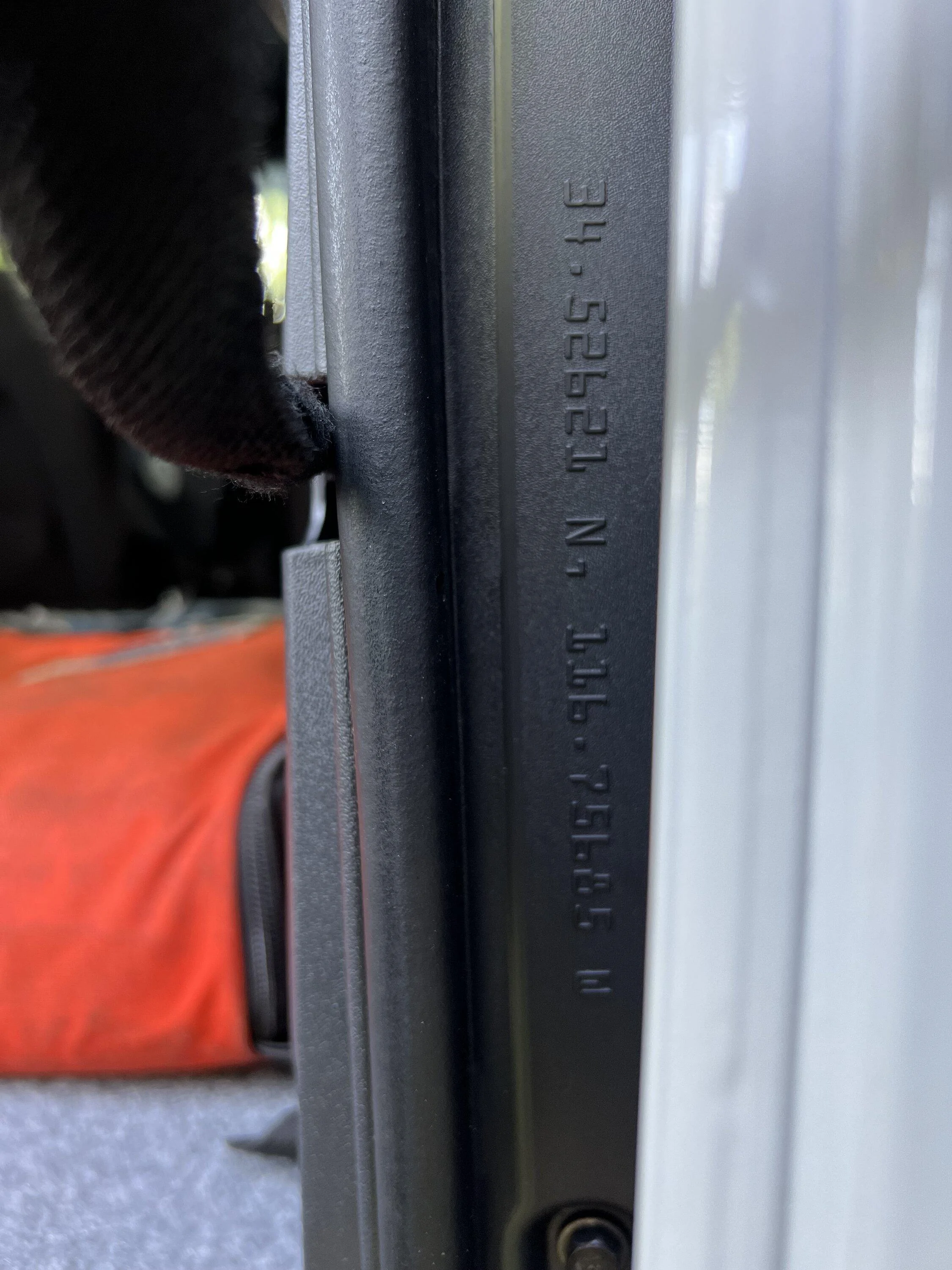 Ford Bronco Easter Egg: Bronco Knoll Coordinates Inside Right Rear Tailgate Jam GPS