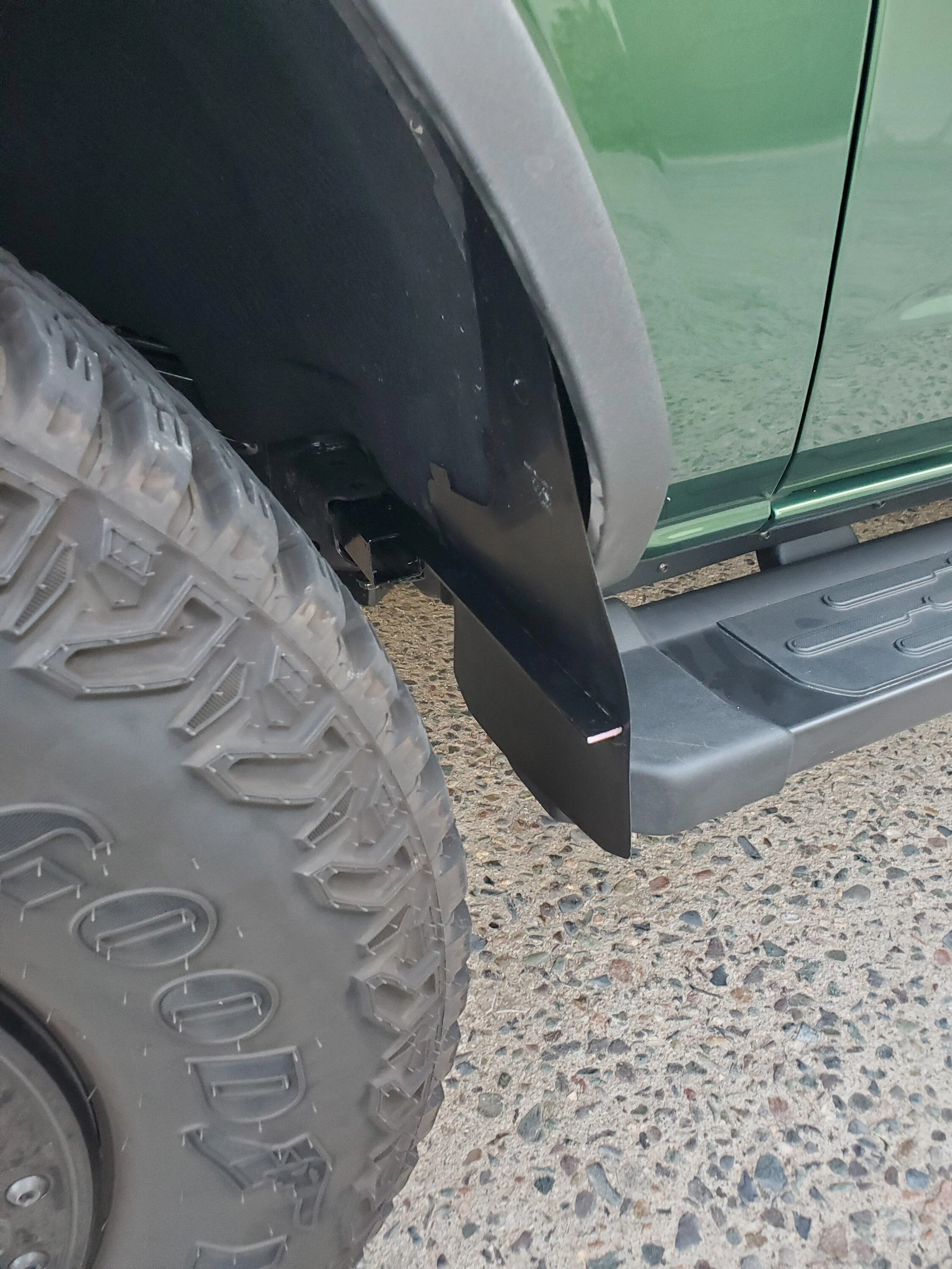 Ford Bronco Mud Flaps -- install all 4 or just the fronts? 20220517_185621