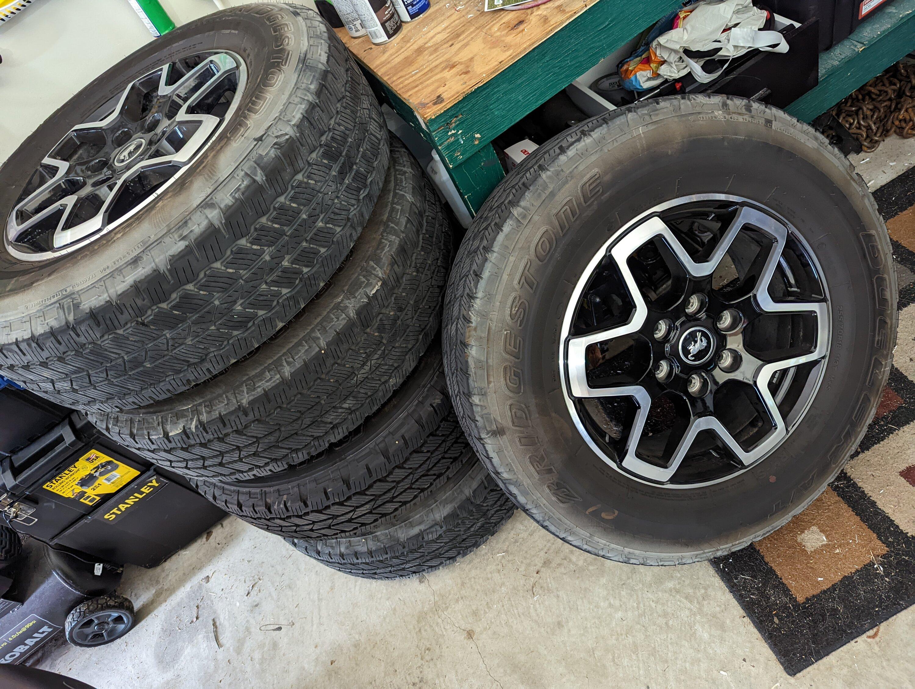 Ford Bronco Outerbanks Wheels / Tires $600 obo PXL_20220703_205006396