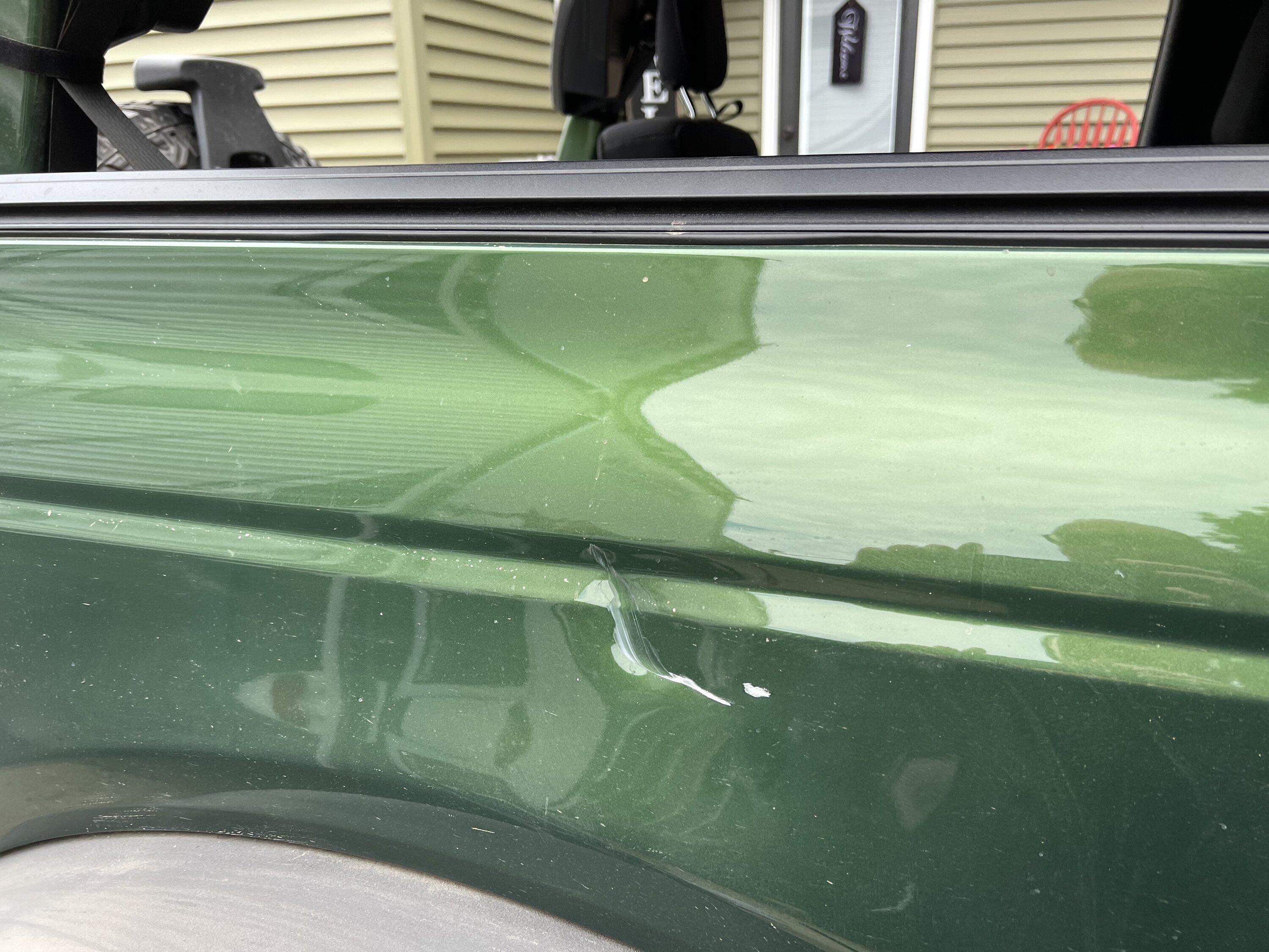 Ford Bronco First dent 1DE3EA48-2877-4EE6-A300-510E3CA55B50