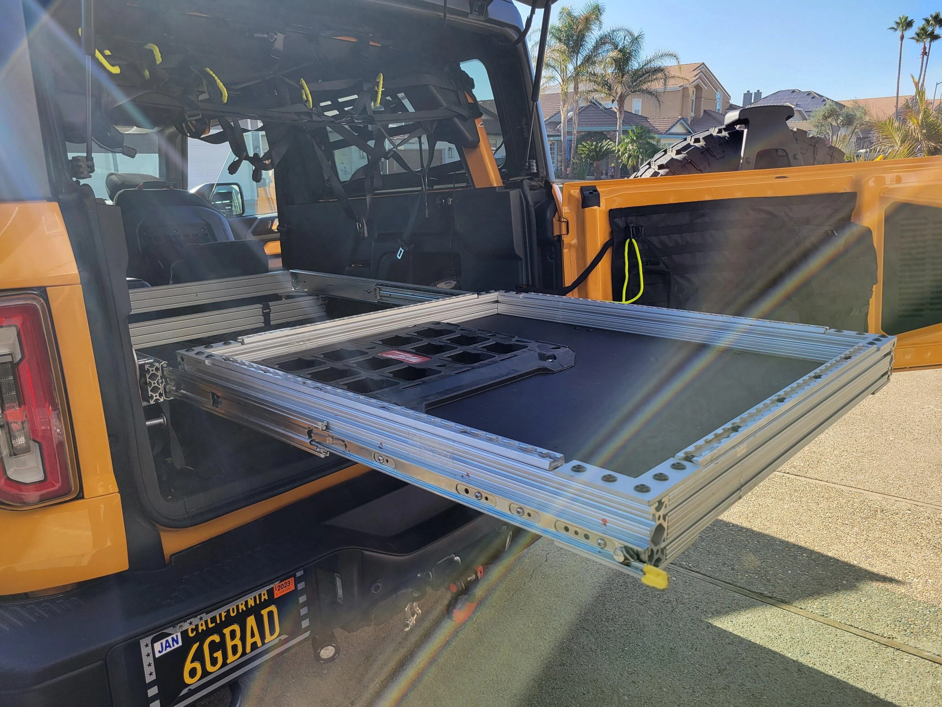 Ford Bronco 2 door cargo slide 20220810_175158