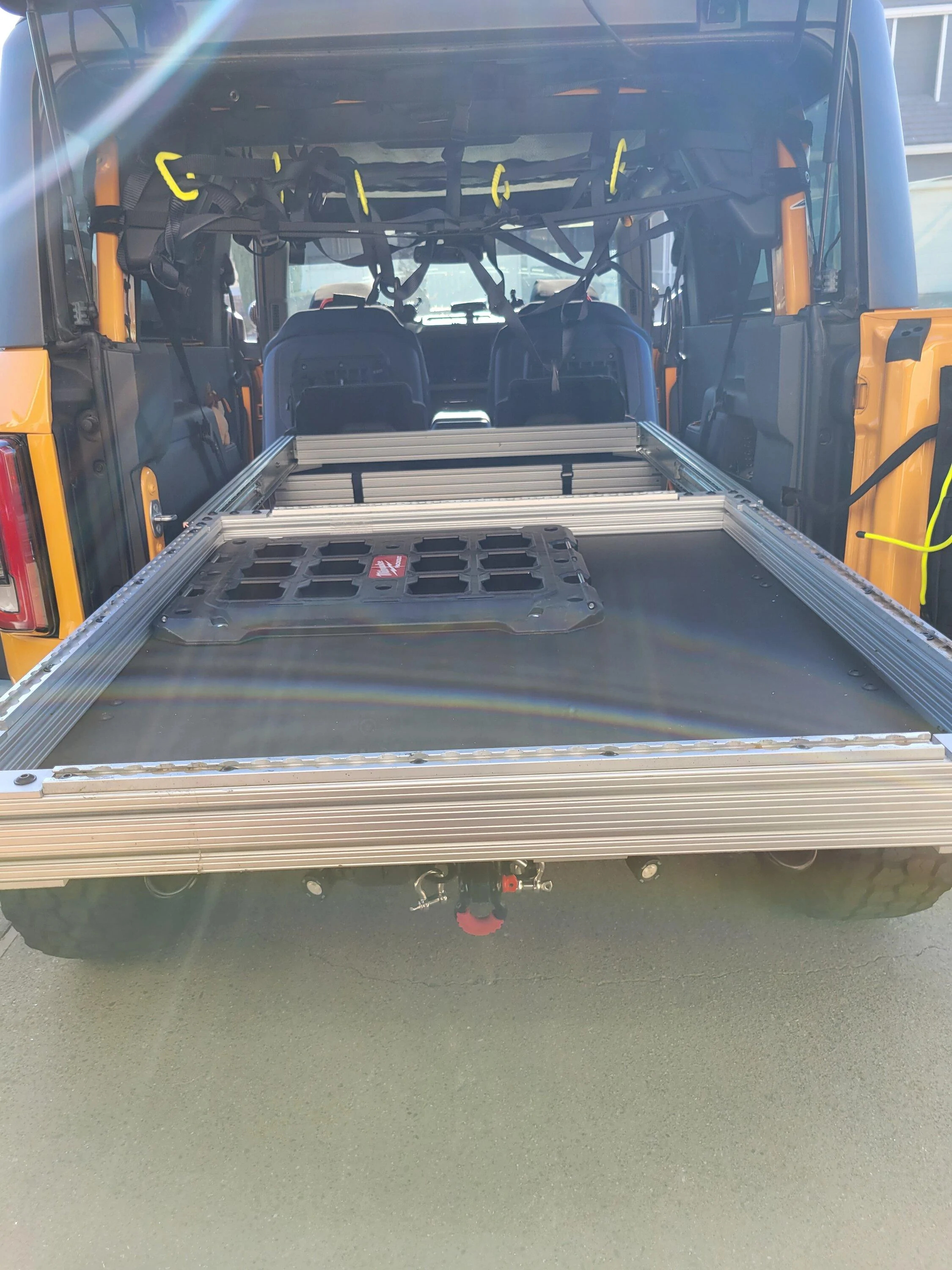 Ford Bronco 2 door cargo slide 20220810_175205