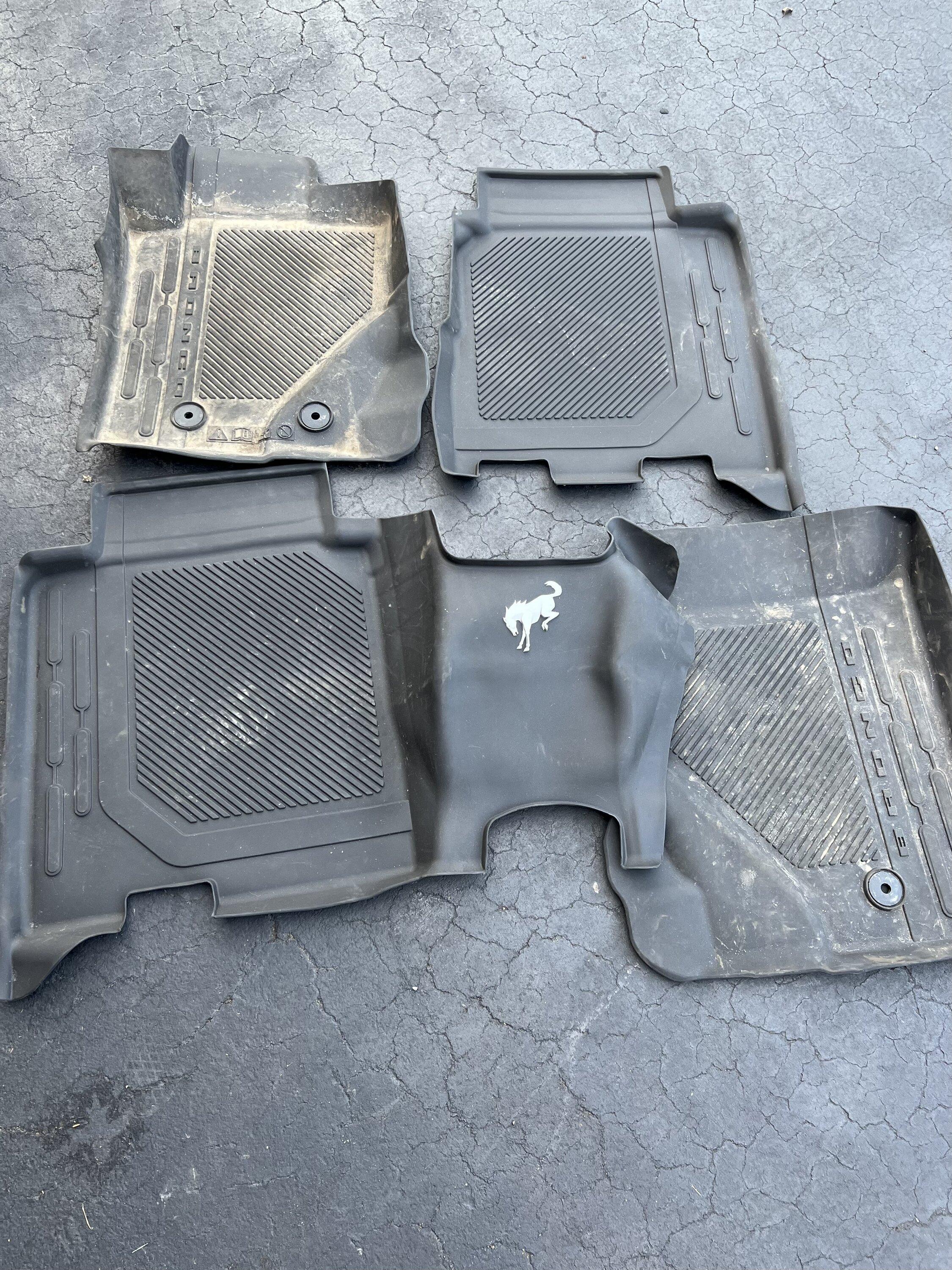 Ford Bronco Used OEM Rubber Mats $100 1660200339170