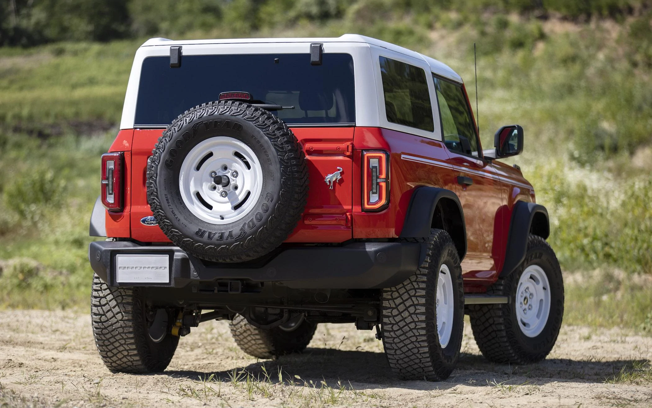 Ford Bronco 2023 Bronco Heritage Edition Revealed! 1,966 Heritage Limited Edition (Badlands) Units to be Produced. Unlimited (Big Bend) Heritage Editions 2023 Bronco Heritage Edition_Race Red_03
