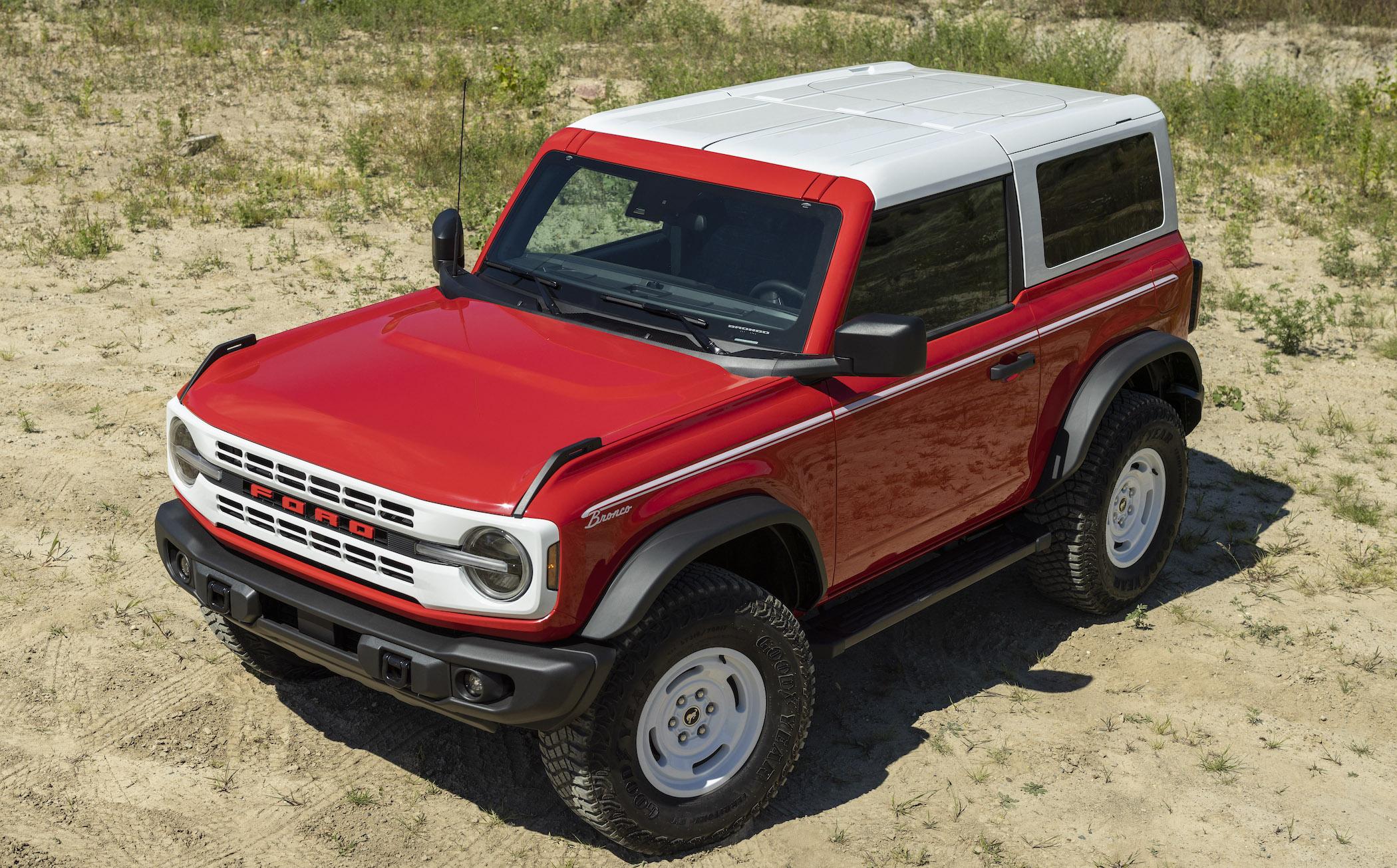 Ford Bronco 2023 Bronco Heritage Edition Revealed! 1,966 Heritage Limited Edition (Badlands) Units to be Produced. Unlimited (Big Bend) Heritage Editions 2023 Bronco Heritage Edition_Race Red_04