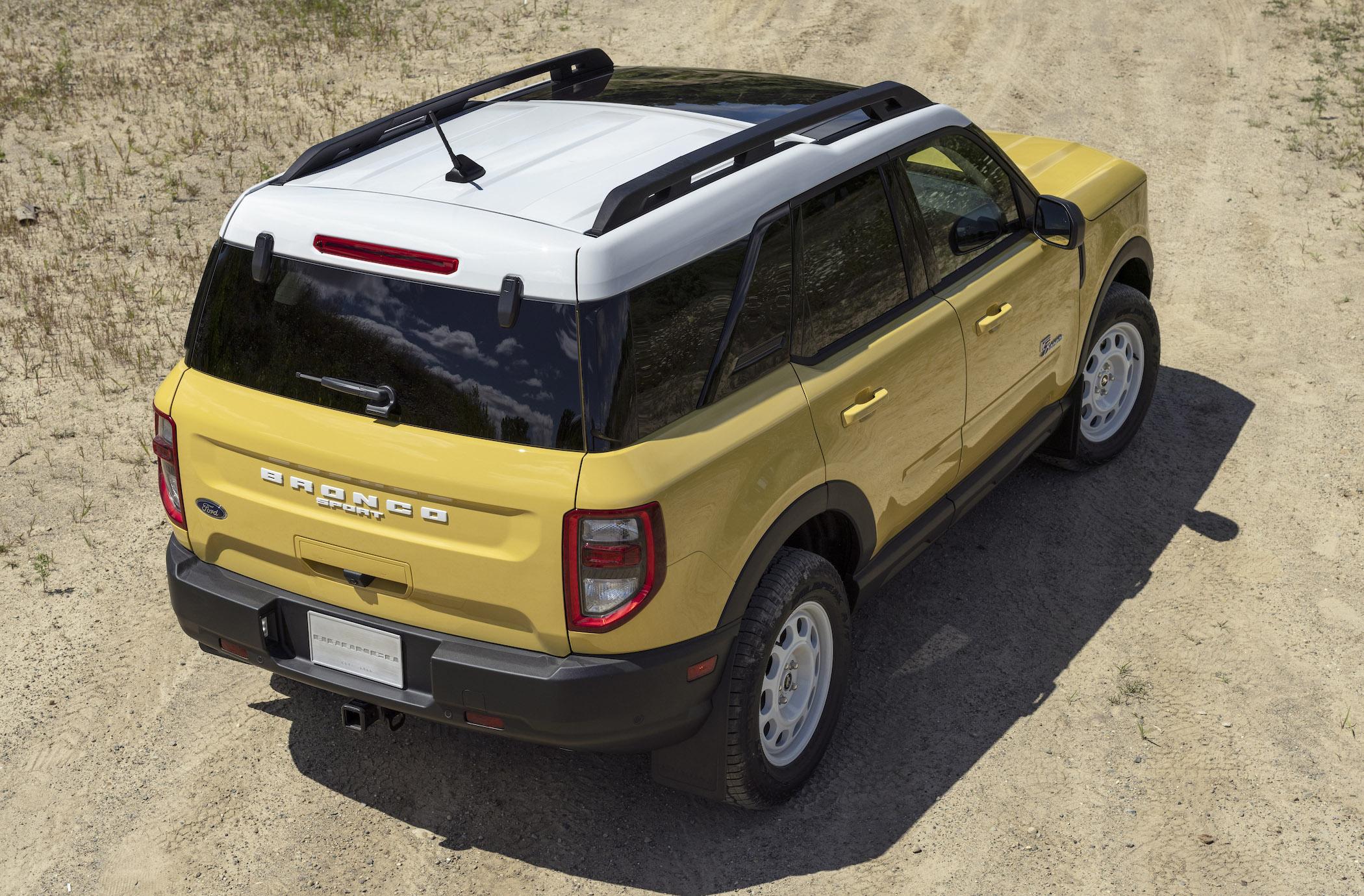 Ford Bronco 2023 Bronco Heritage Edition Revealed! 1,966 Heritage Limited Edition (Badlands) Units to be Produced. Unlimited (Big Bend) Heritage Editions 2023 Bronco Sport Heritage Limited Edition_Yellowstone_Metallic_04
