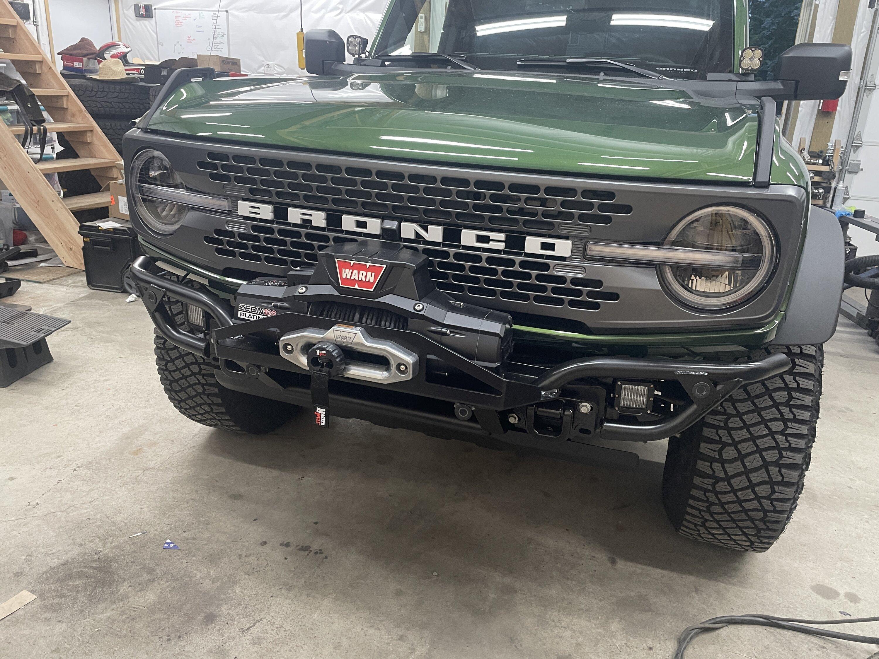 Ford Bronco My solution for a winch bumper DDB2E161-A1C9-42B9-B4BC-3E7B2CC6AE76