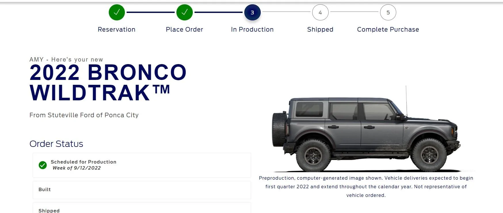Ford Bronco 9/12/22 Build Week Group  **Now has Google Spreadsheet** BroncoProduction