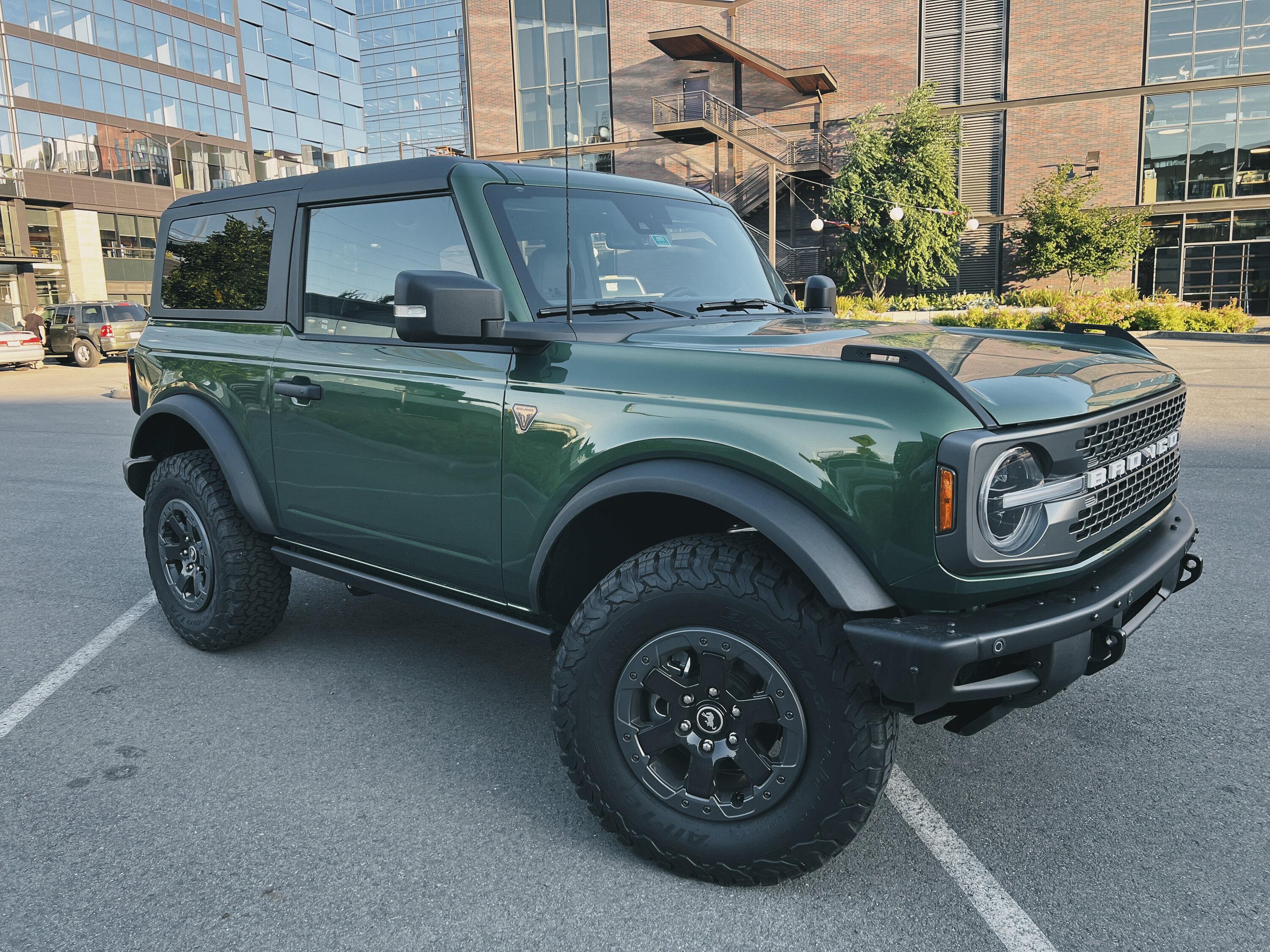 Ford Bronco 7MT - 2DR - Eruption Green Non-Sas Badlands - Excessive Money Spent Journal IMG_3831_Original 2 Edited