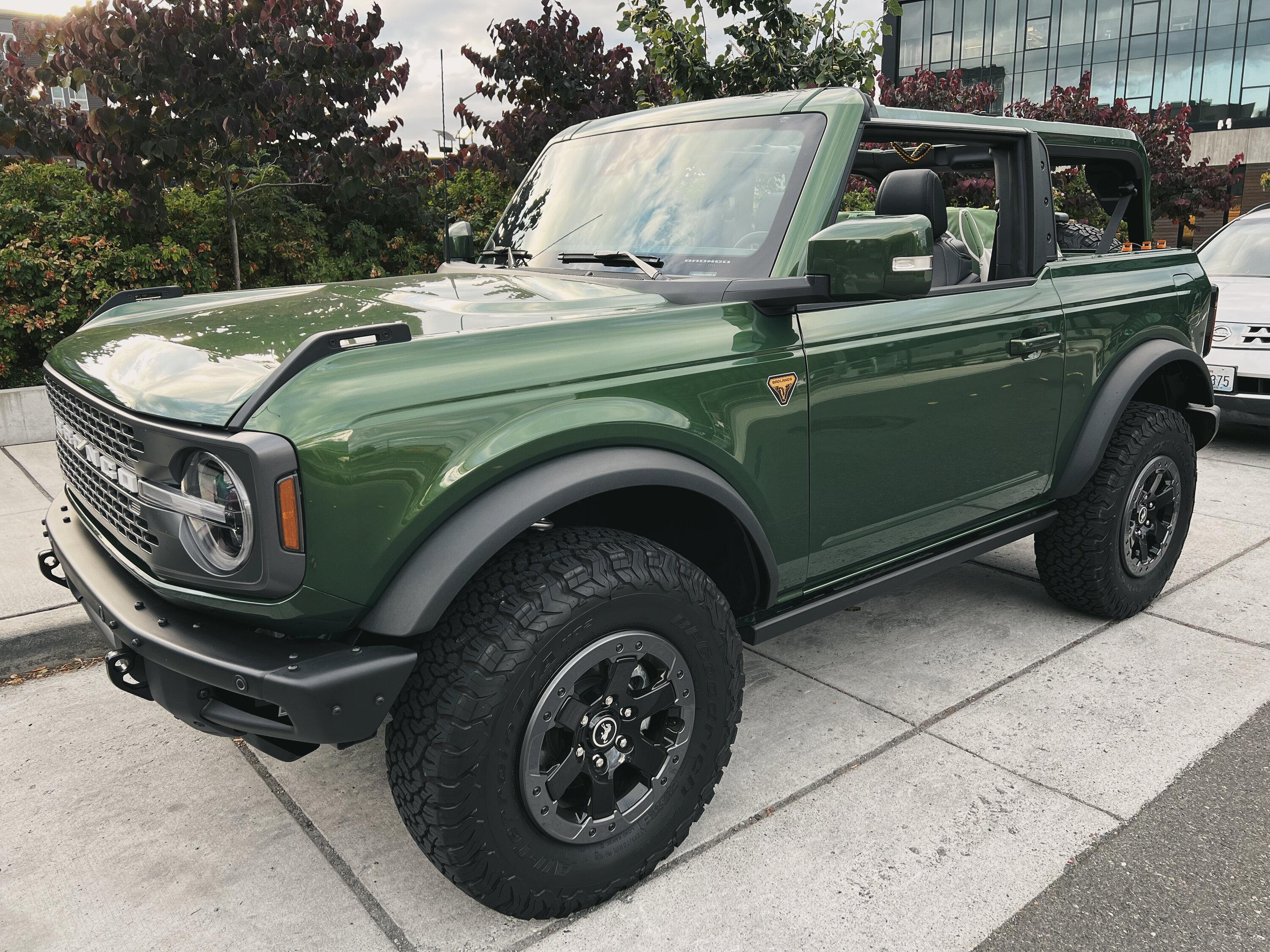 Ford Bronco 7MT - 2DR - Eruption Green Non-Sas Badlands - Excessive Money Spent Journal IMG_4588_Original 6 Edited