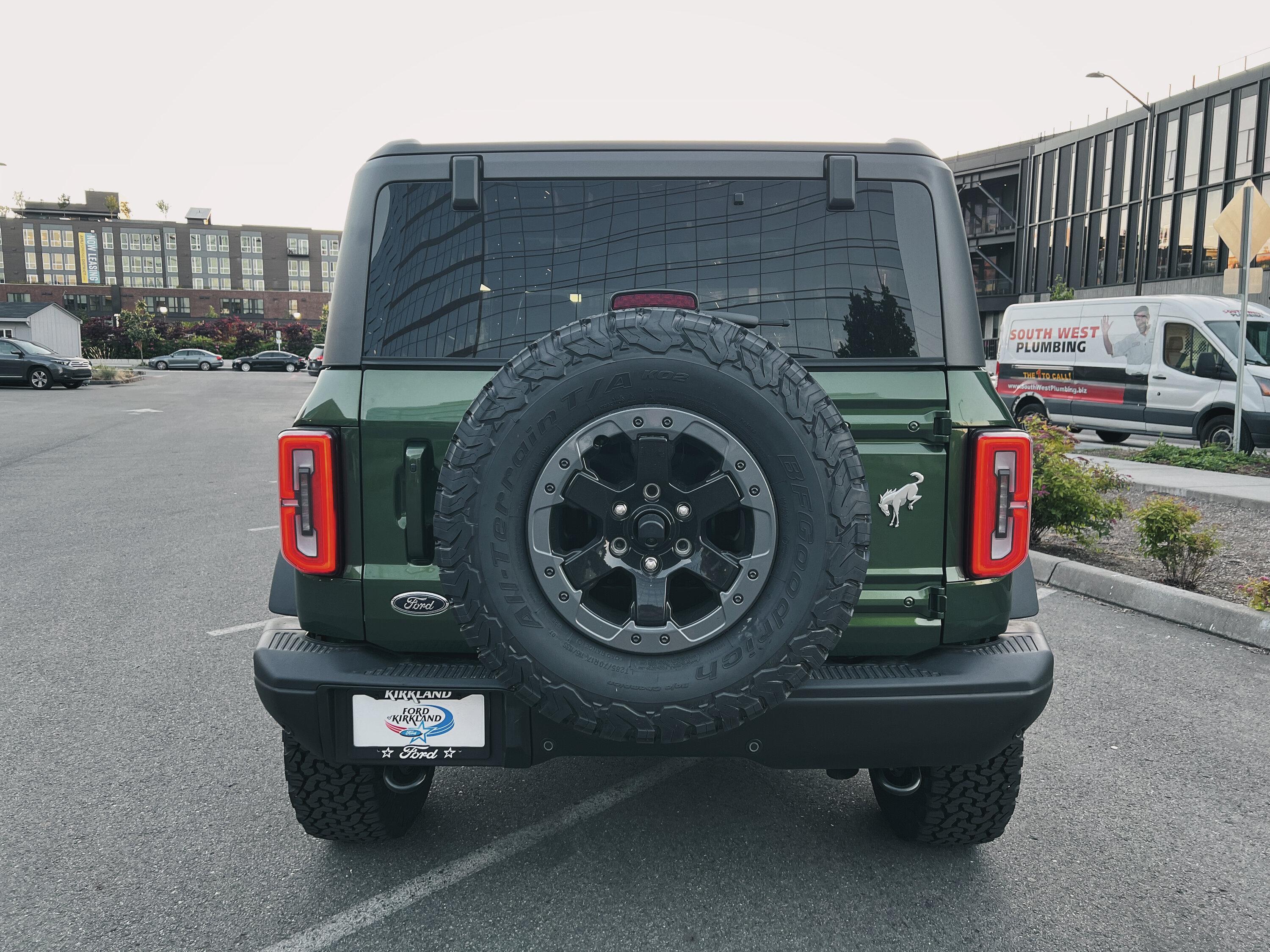 Ford Bronco 7MT - 2DR - Eruption Green Non-Sas Badlands - Excessive Money Spent Journal IMG_3833_Original 3 Edited
