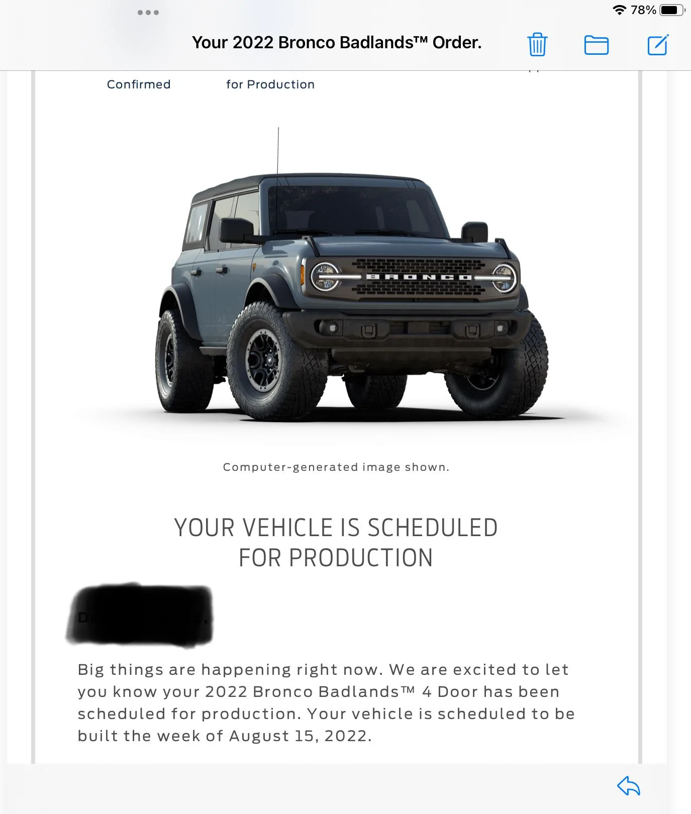Ford Bronco Am I Getting 3 Broncos in 3 months? 44B56F70-CBFE-4310-96C6-C214763D15D3
