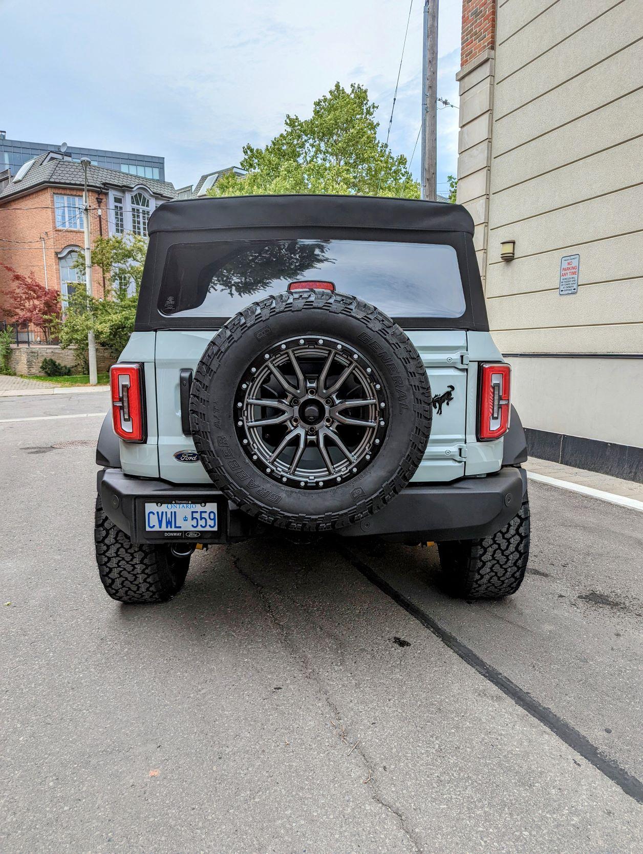 Ford Bronco Show us your installed wheel / tire upgrades here! (Pics) PXL_20220803_201032243~2