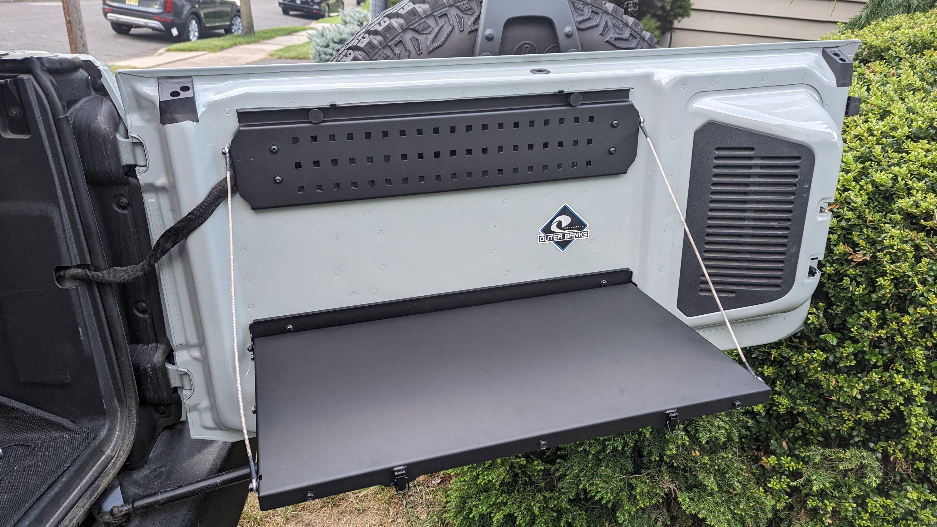 Ford Bronco Mabett Tailgate Table Install PXL_20220812_233232582