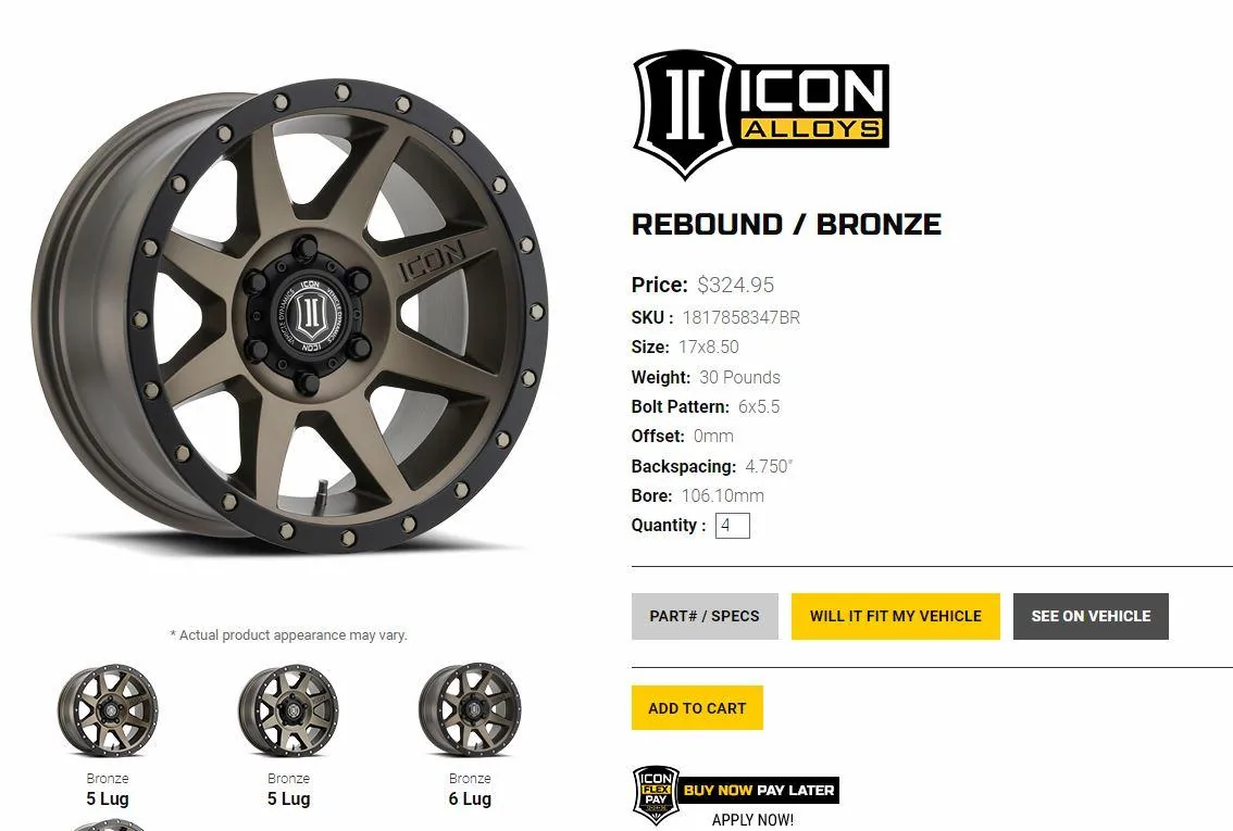 Ford Bronco Another wheel offset question... 1660419869842