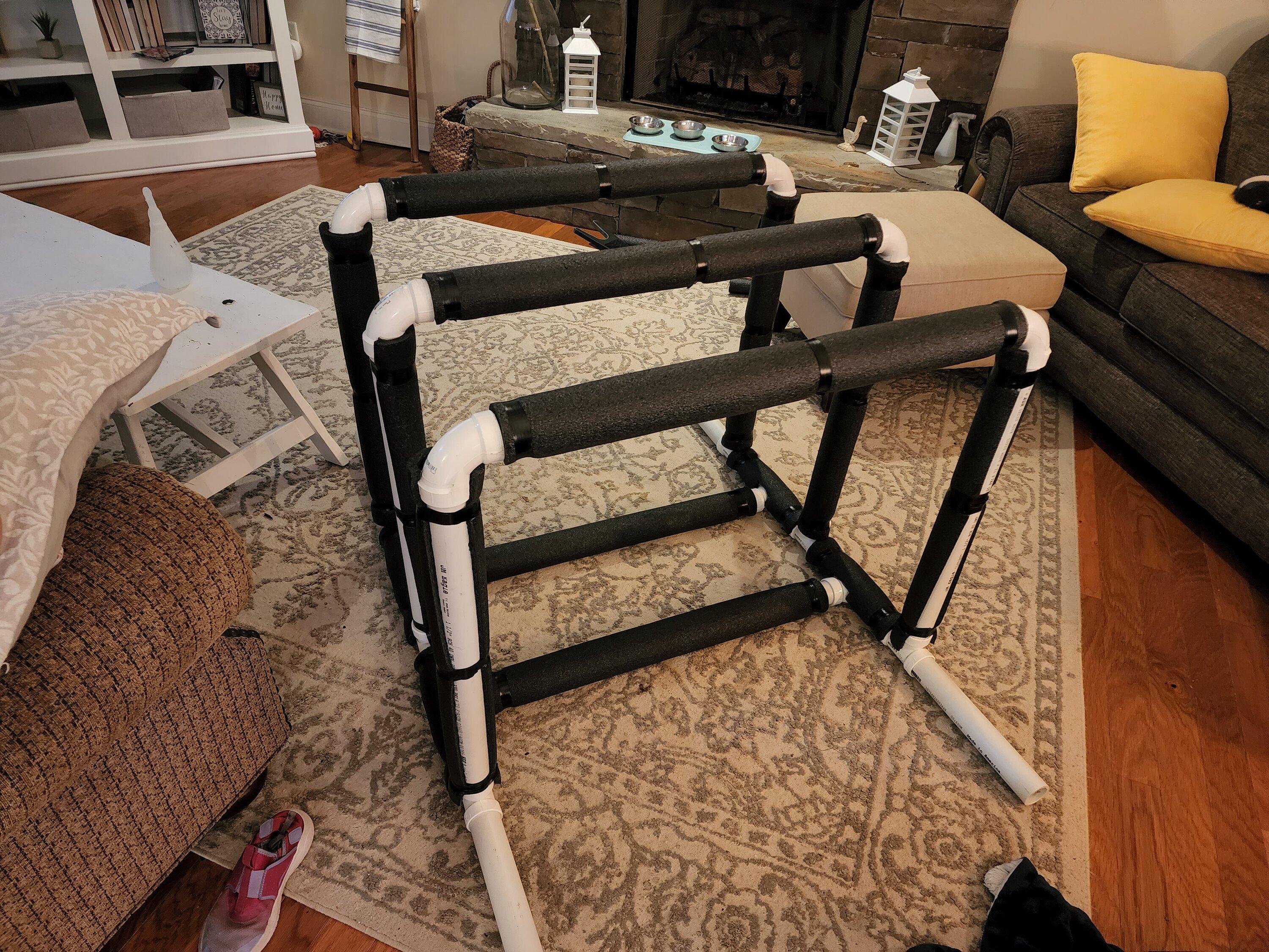 Ford Bronco Door Holders Using PVC Pipe -- When Off vehicle 20220811_185544