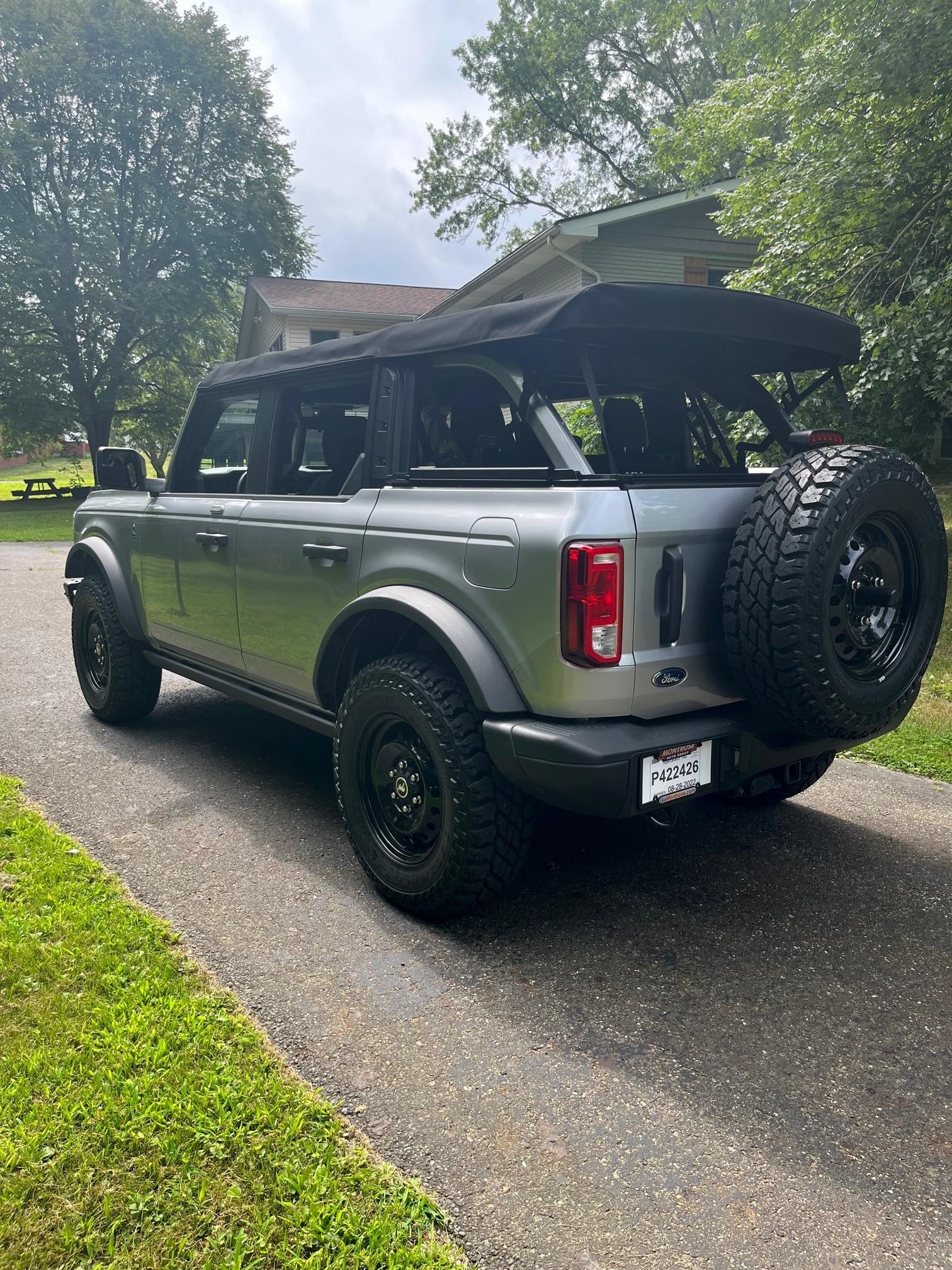 Ford Bronco Show us your installed wheel / tire upgrades here! (Pics) bronco tires 1