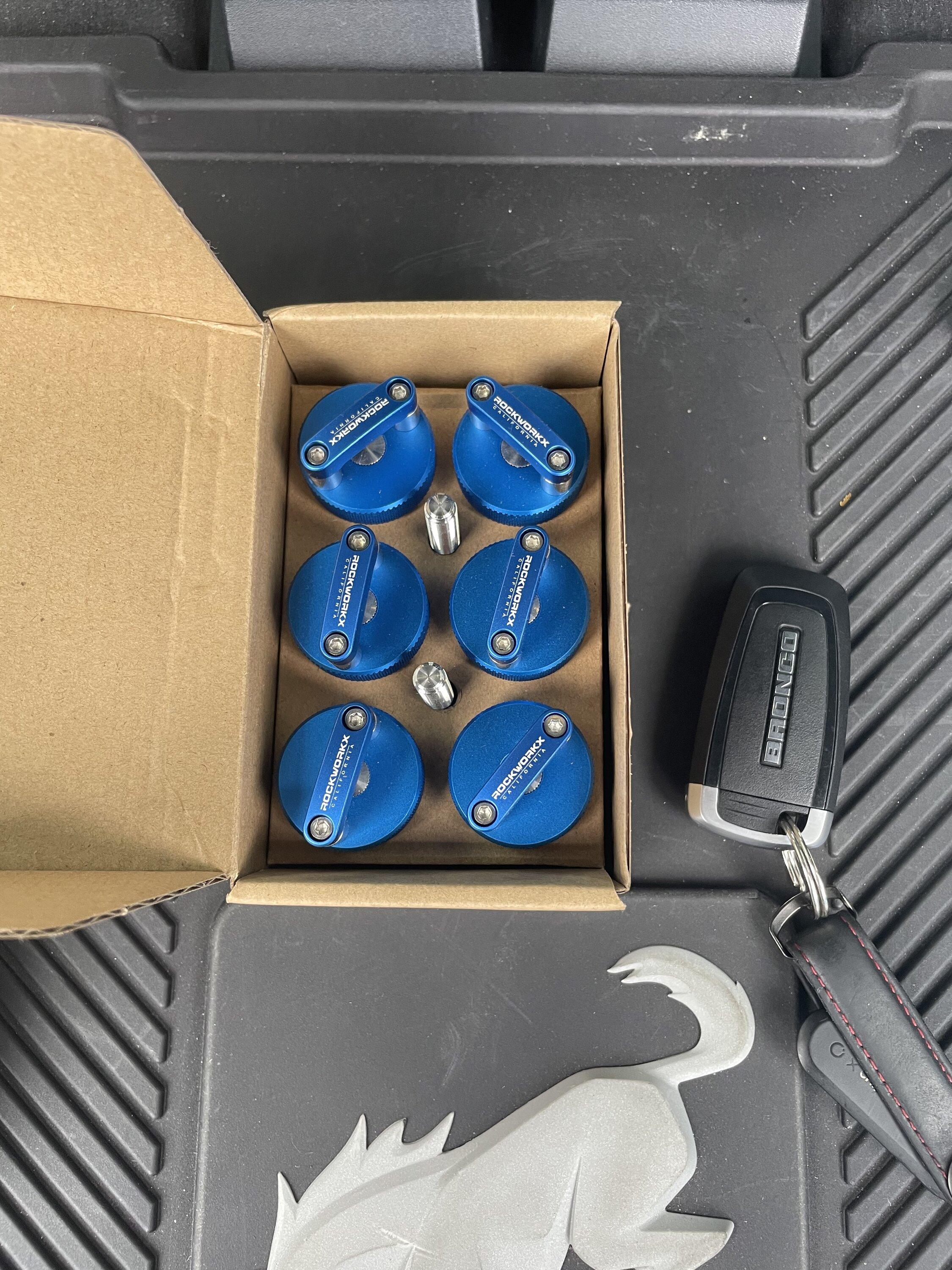 Ford Bronco ROCKWORKX tool-less Hardtop Bolts A0559DAF-B8E7-49A4-968B-9F100E5DFAC2