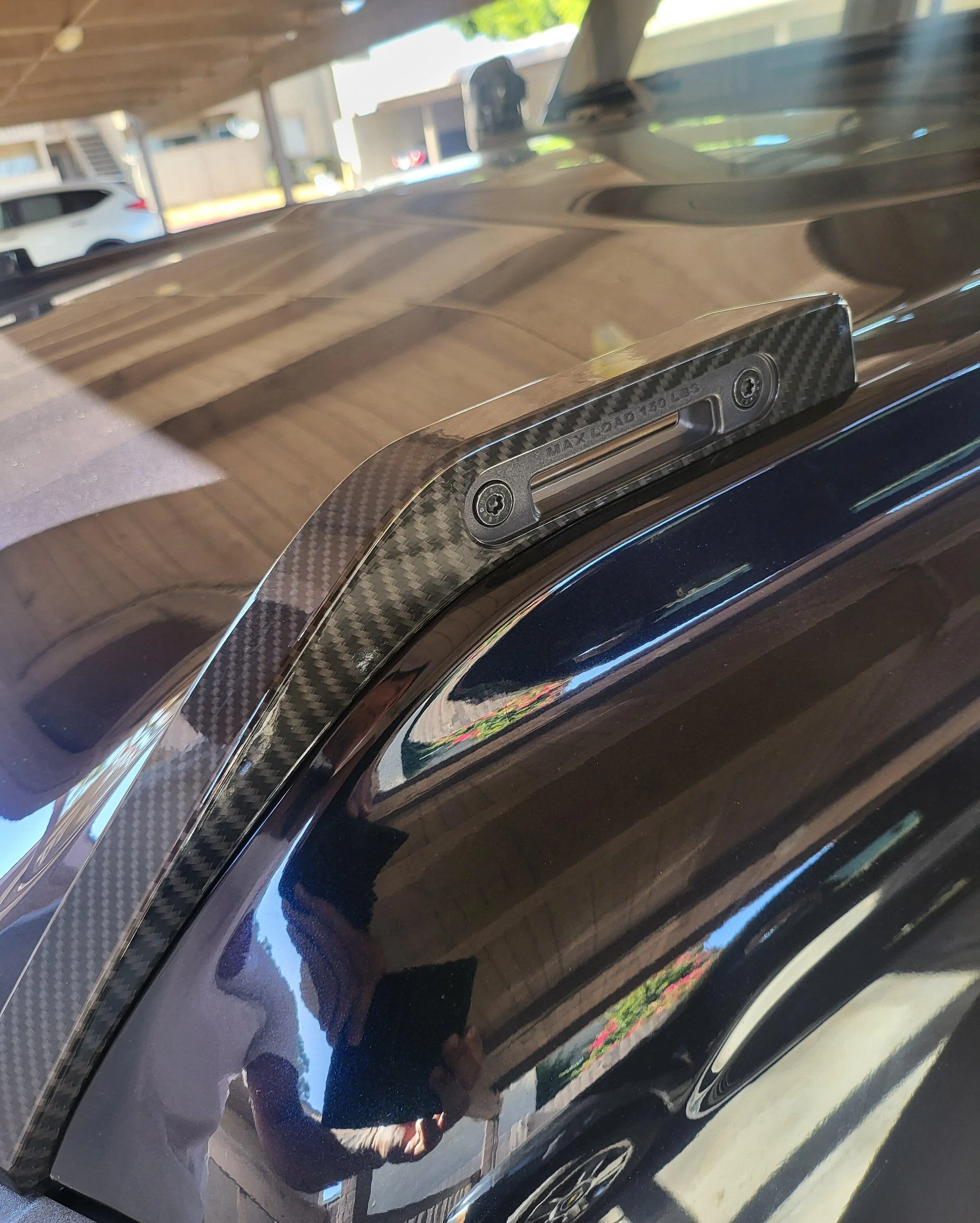 Ford Bronco Leather steering wheel wrap installed 20220815_155625