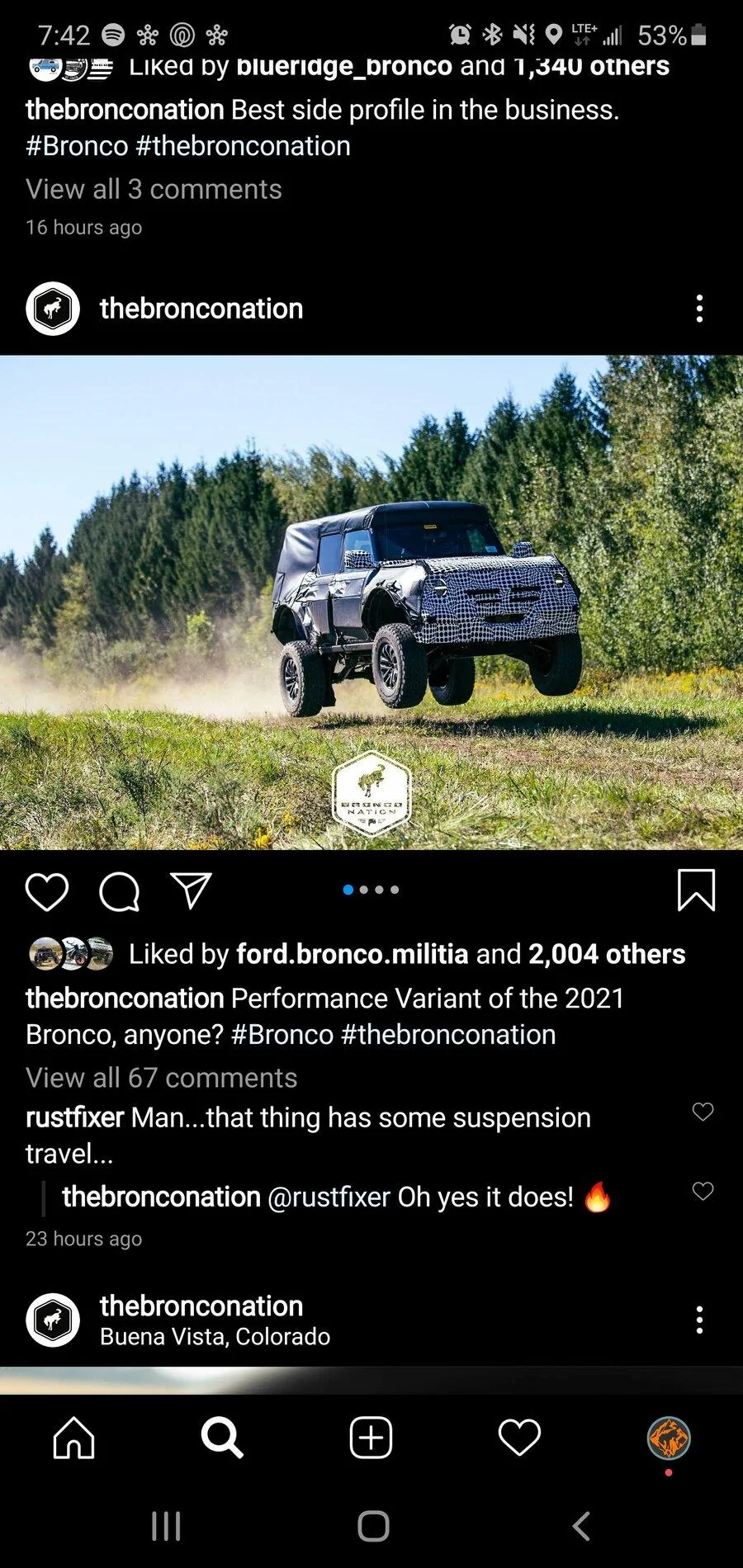 Ford Bronco Testing Testing. Ford Bronco Warthog Teased in Prototype Testing Image Screenshot_20200916-074220_Instagram