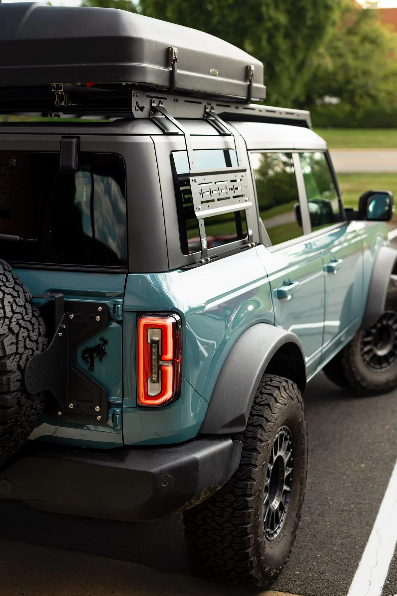 Ford Bronco Hammer Built - Built to Hammer On: Modular Tailgate Reinforcement System DSC01473