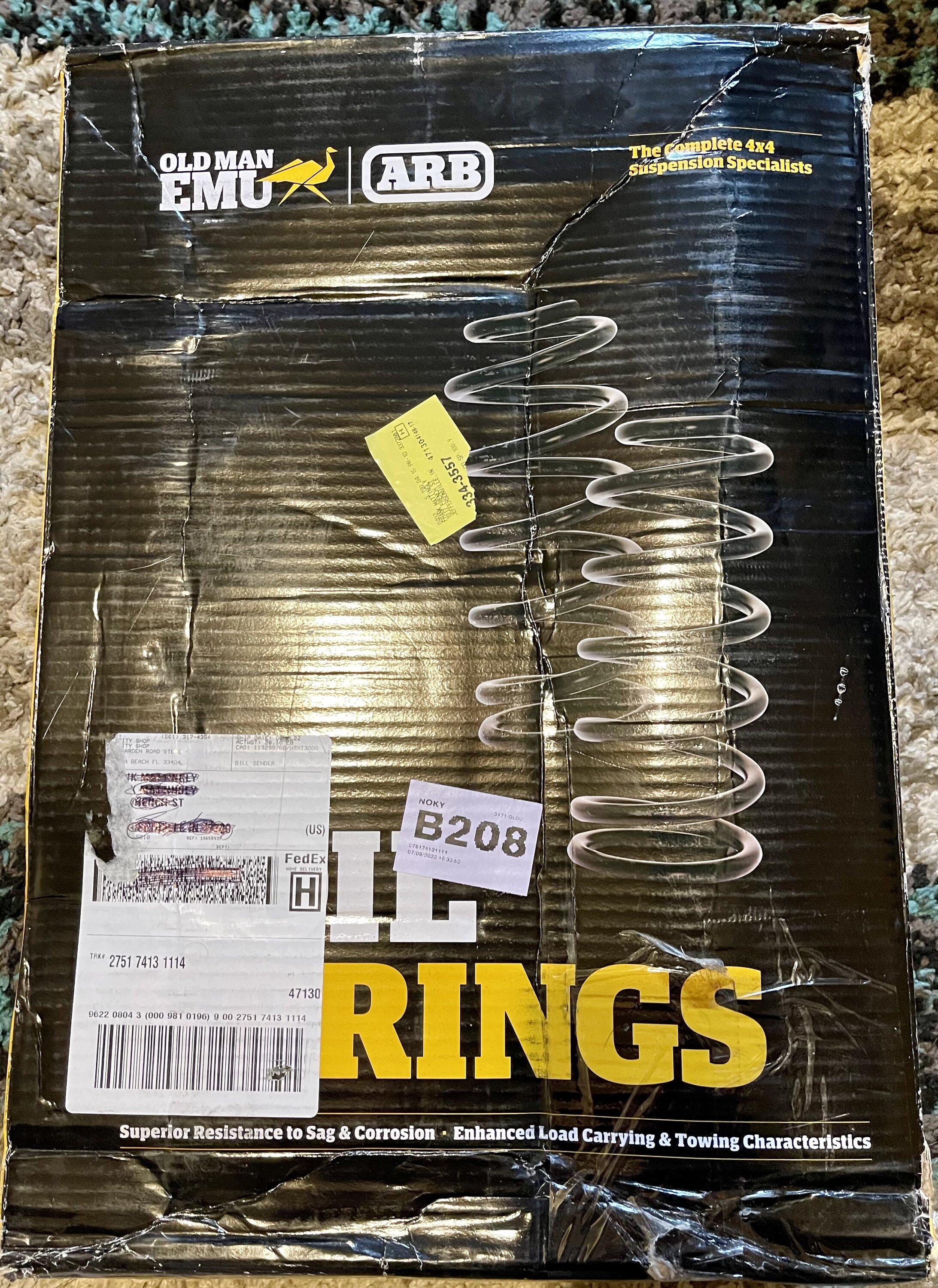 Ford Bronco Arb3200 Heavy springs ABFCBE23-FCC2-41B4-819C-60F71A1BA8BA