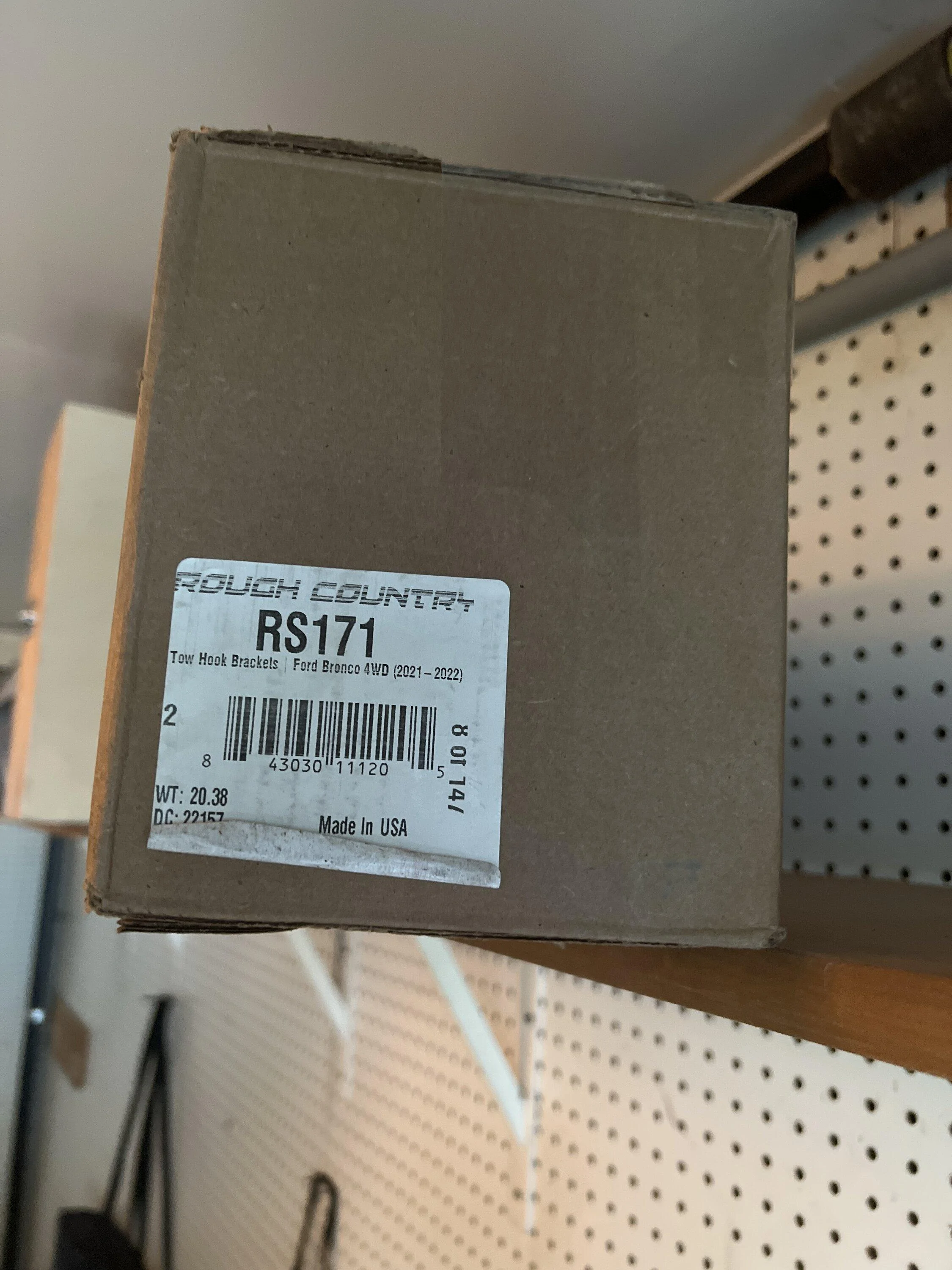 Ford Bronco RC tow hook conversion kit imag