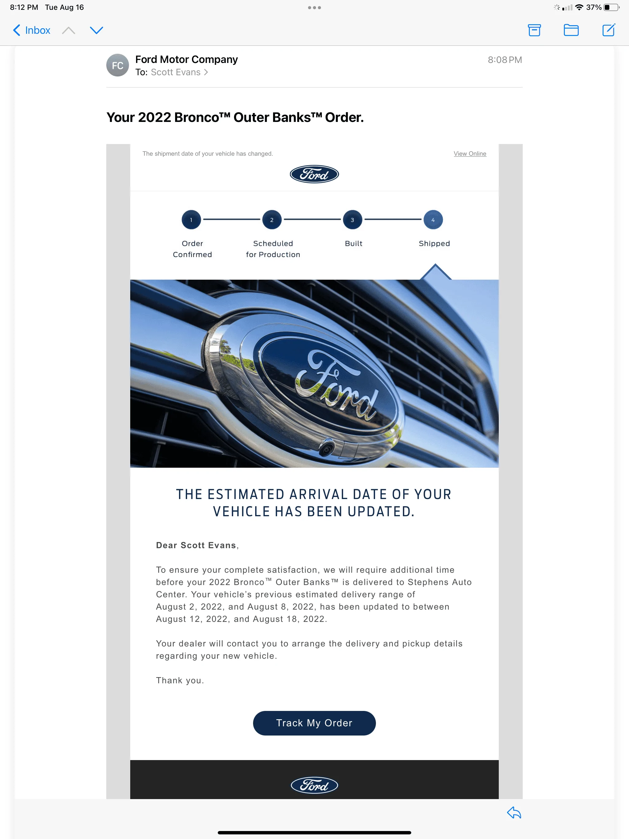Ford Bronco The Plan & Offer - Stephens Auto Center's Mid Atlantic Bronco Connection 5A003FC8-283B-4B7D-9998-4E68E2D0D9E1