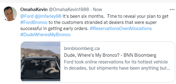 Ford Bronco 2023 FORD BRONCO ORDERING INFORMATION 1660700672417