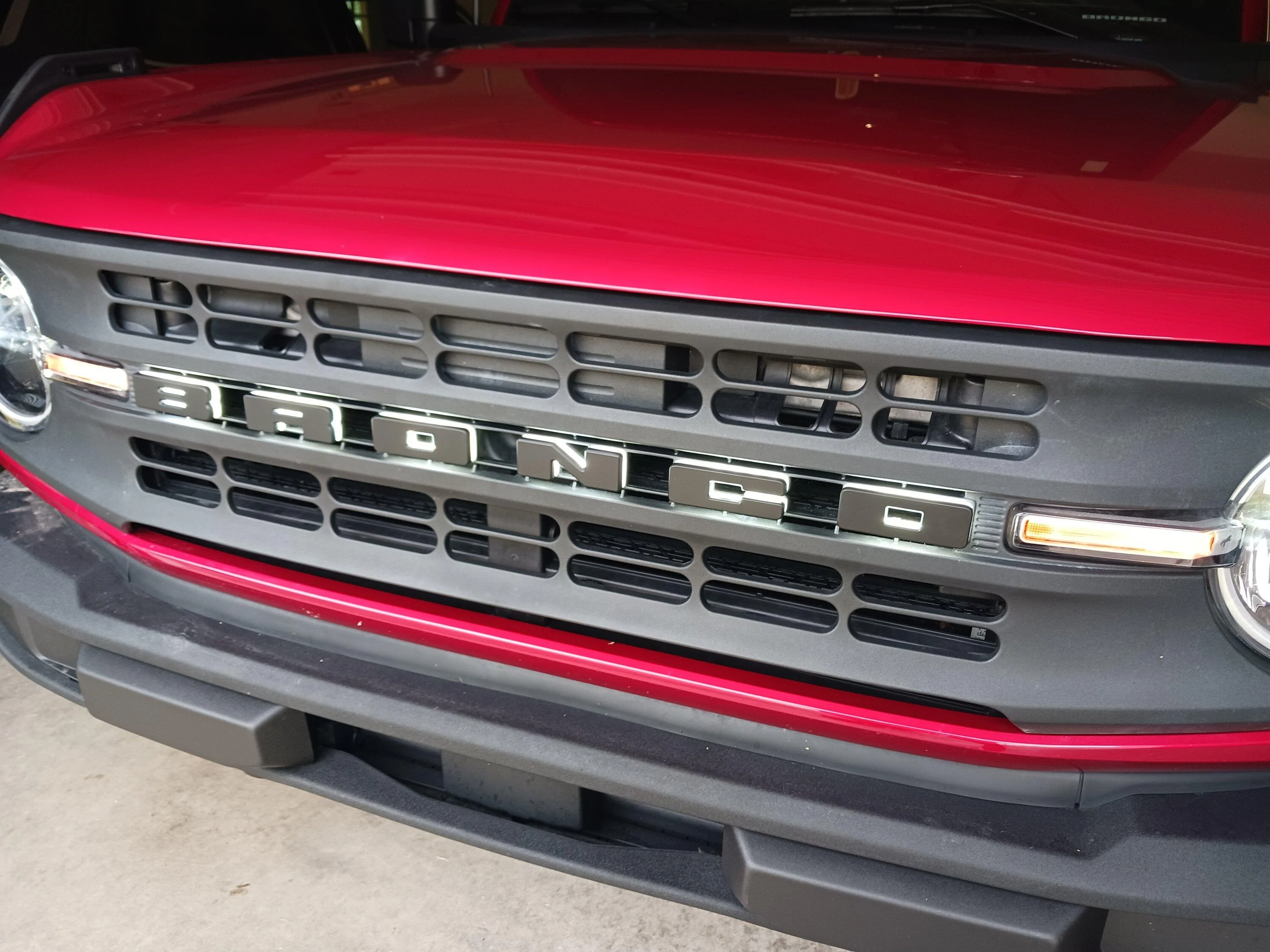 Ford Bronco Oracle lights installed 20220816_181259