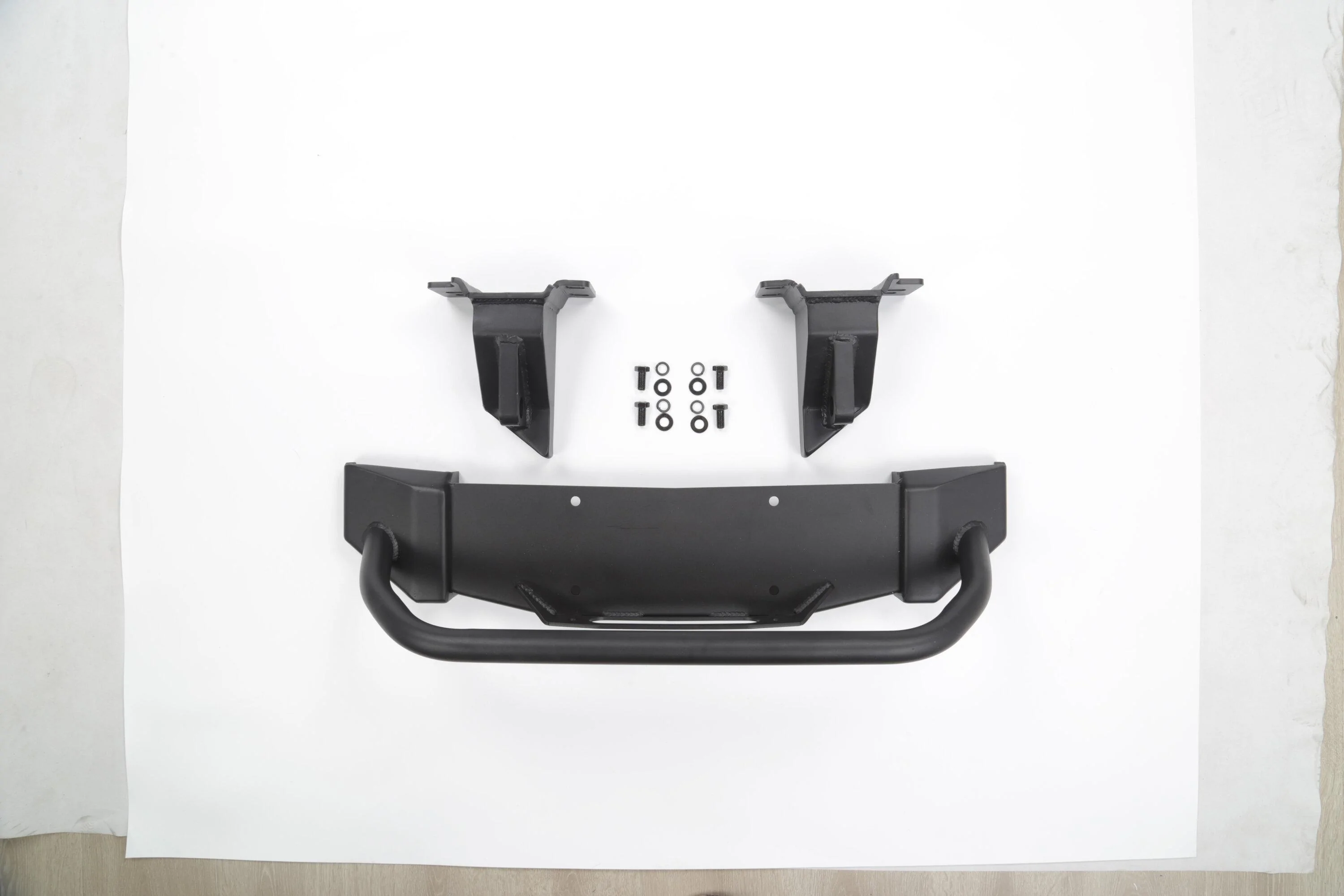 Ford Bronco Front Bumper Brush Guard Winch Plate IMG_7219