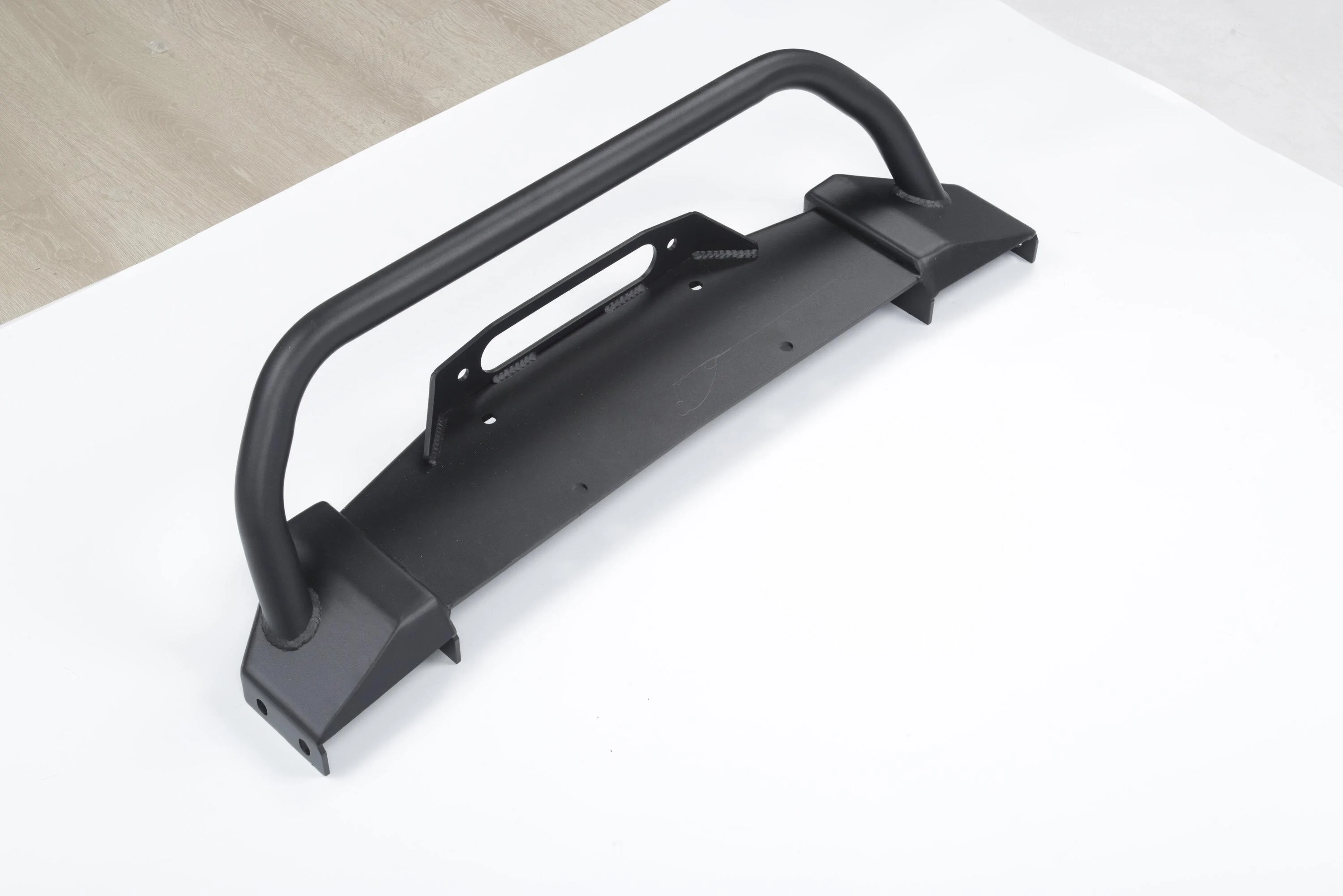 Ford Bronco Front Bumper Brush Guard Winch Plate IMG_7229