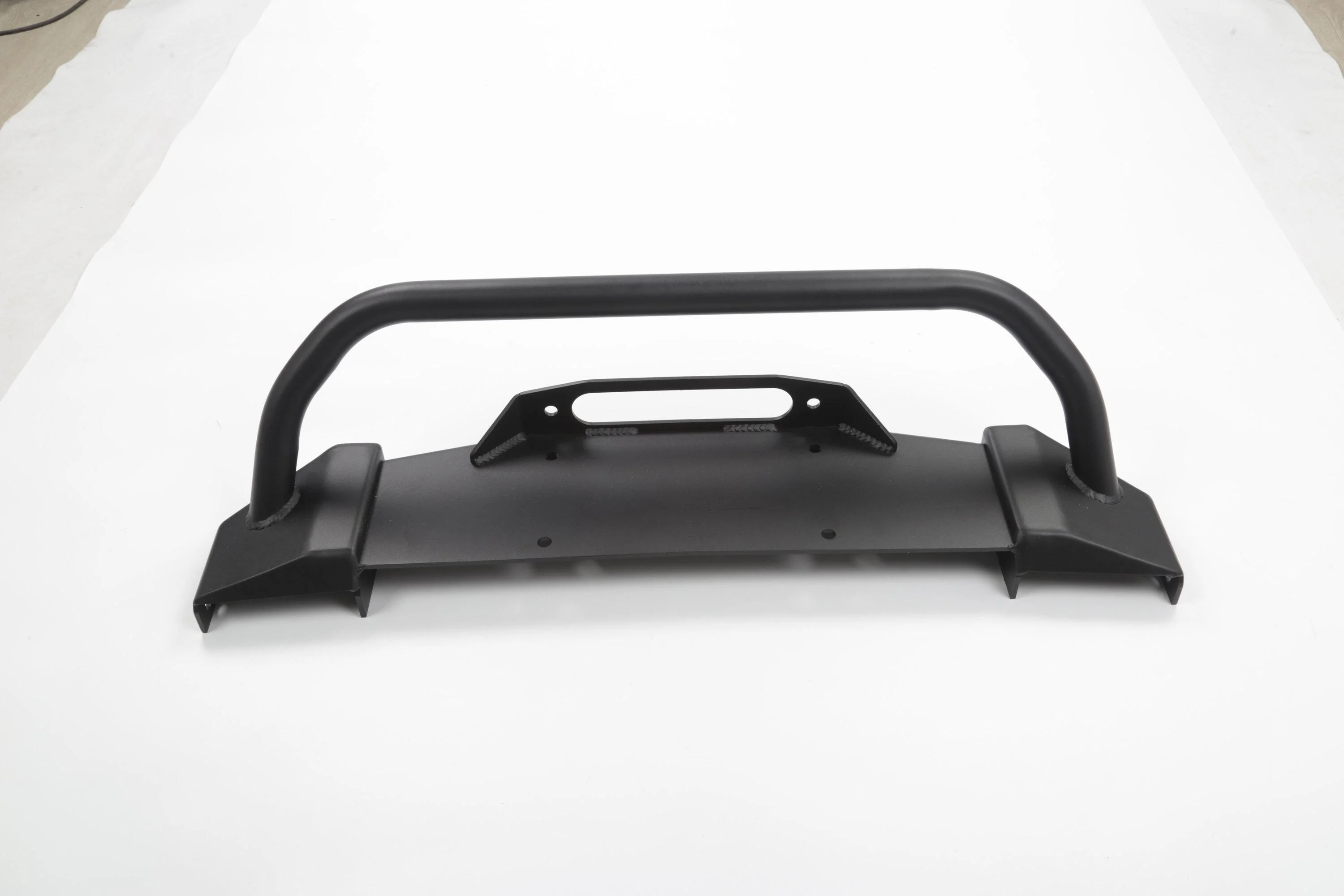 Ford Bronco Front Bumper Brush Guard Winch Plate IMG_7231