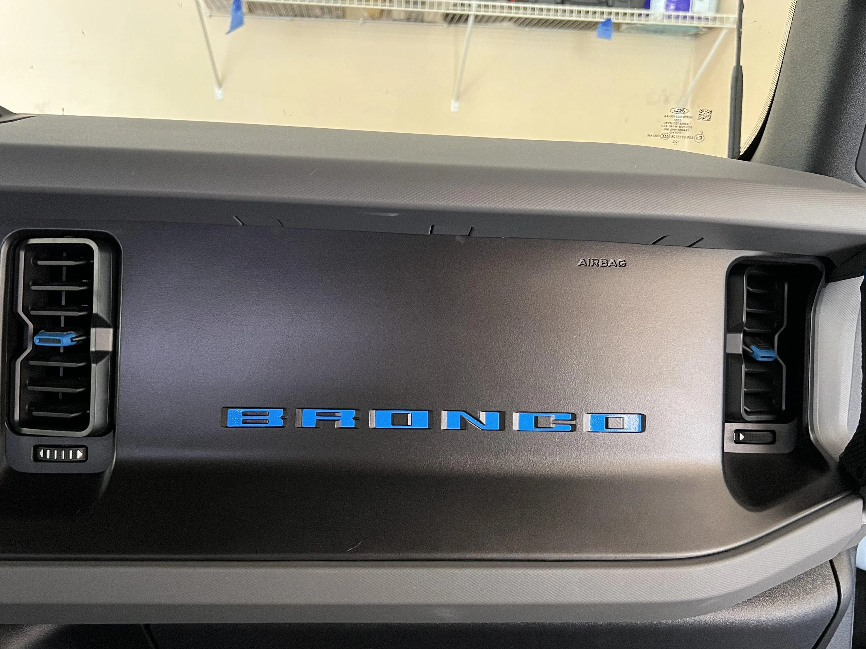 Ford Bronco Vinyl dash inlays. 0B7672AE-A49B-46BB-A32F-D22B6F6D8513