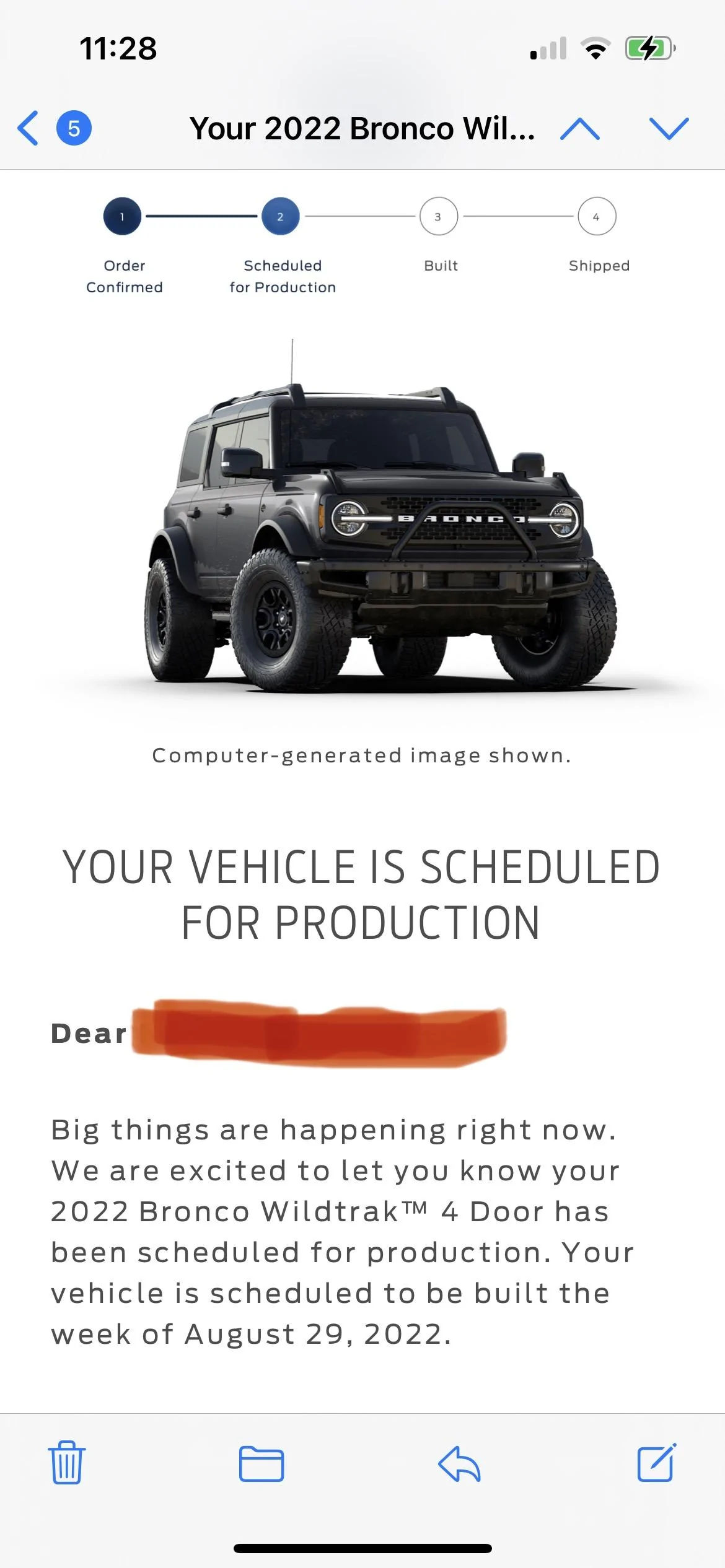 Ford Bronco Going to be an expensive month... Bronco Confirm 1