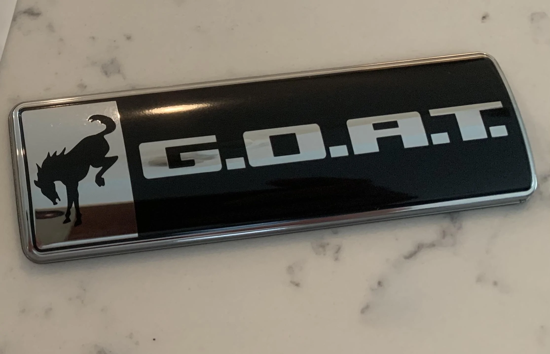 Ford Bronco GOAT Badge / Decal (M-1447-GOAT) - First real life look 30FF3653-42EA-4D29-91ED-CB84635E9C7B